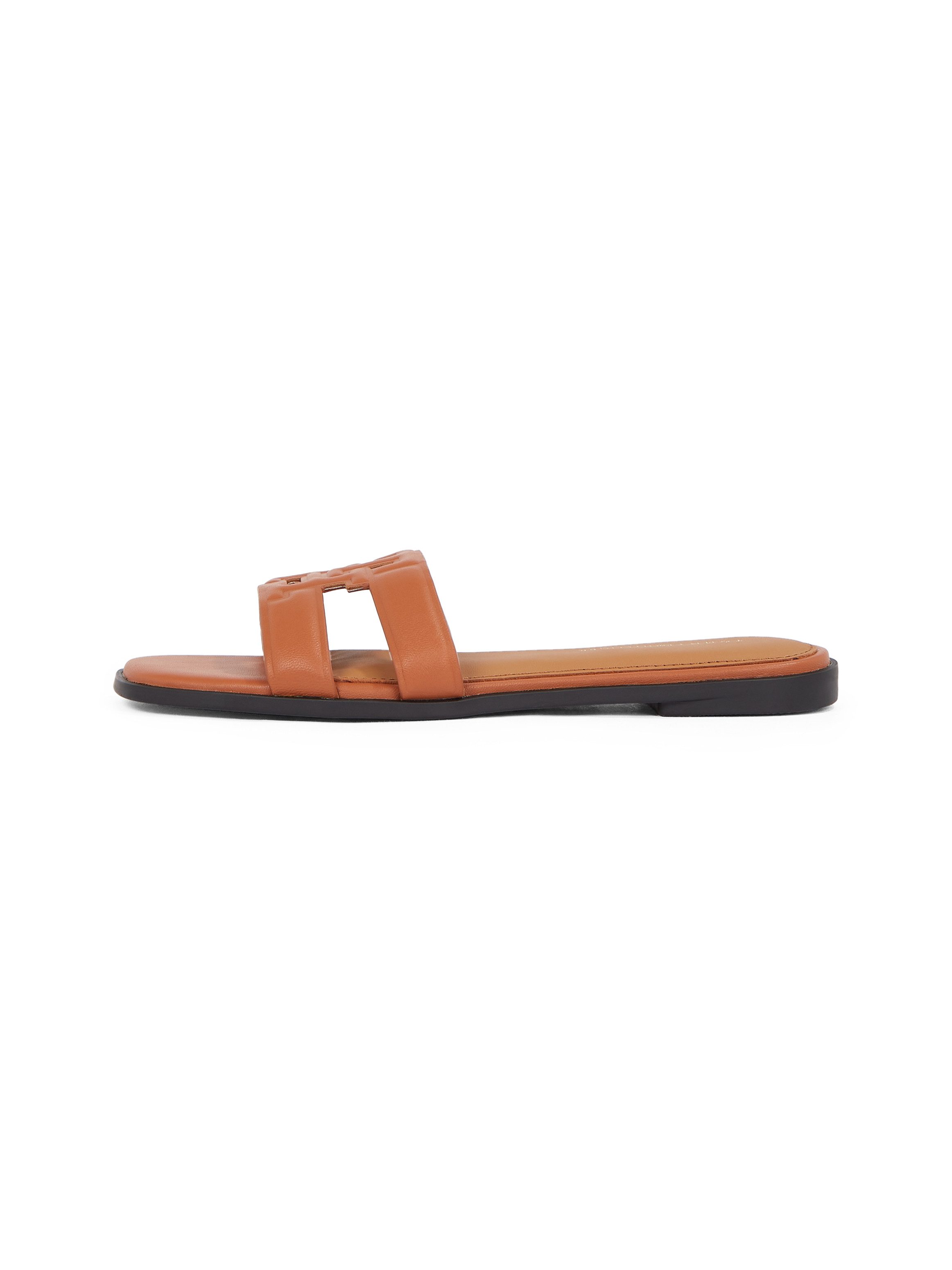 Tommy Hilfiger Slippers TH LOGO STRAP MULE , comfortabele schoen, zomerschoen, flats met th-logo