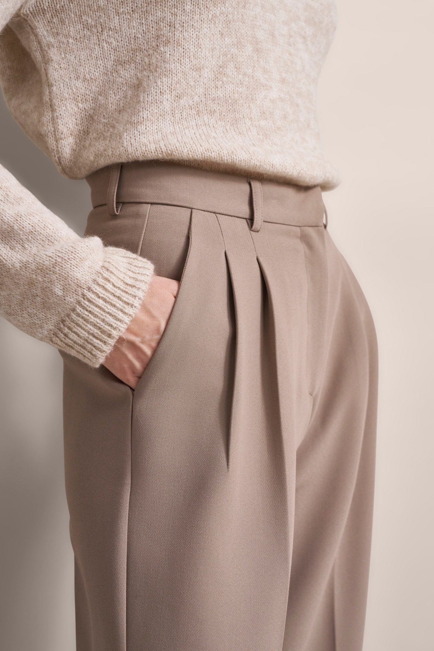 Bugatti Stoffen broek van elastische viscose