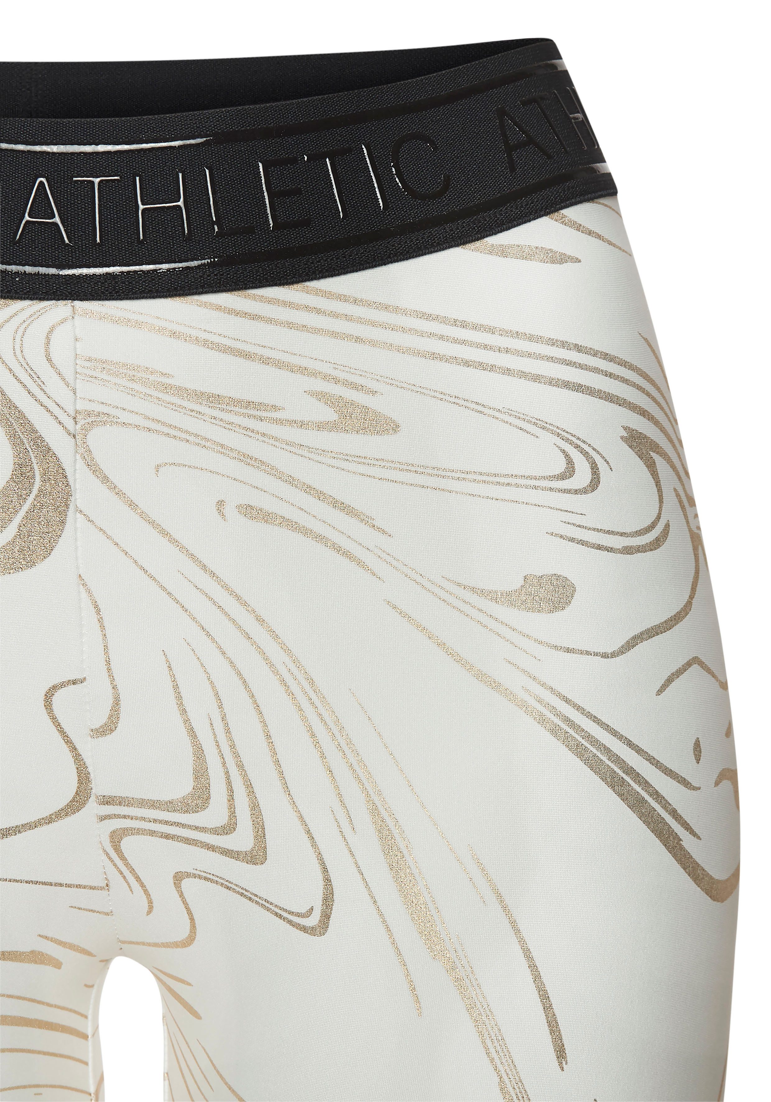 active by Lascana Functionele short FIETSBROEKJE met glanzende 3d-opdruk in de taille