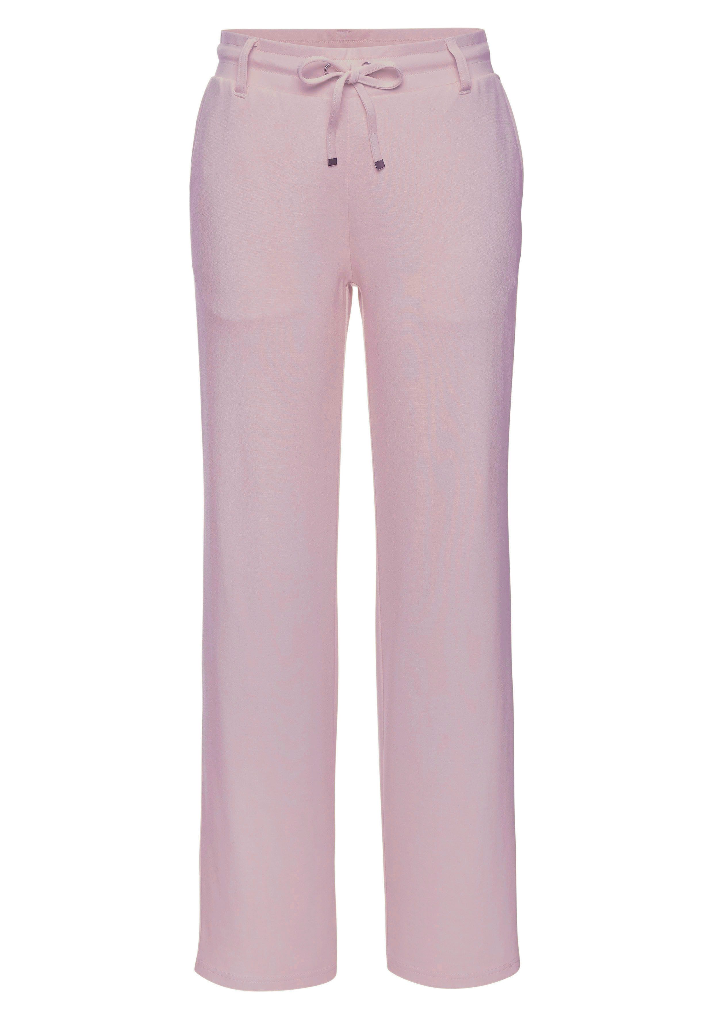 Lascana Homewearbroek in zacht vloeiend materiaal, loungewear