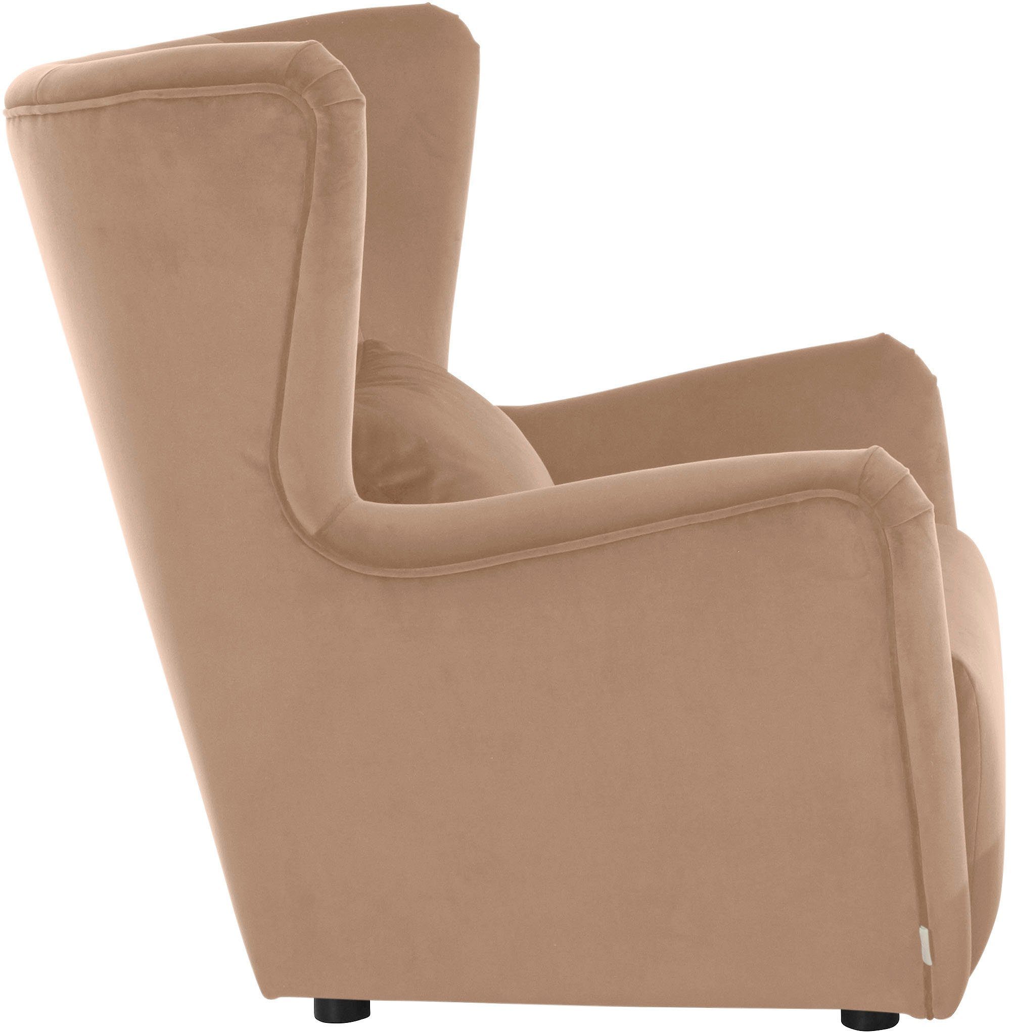 LeGer Home by Lena Gercke Oorfauteuil Levke Stoel naar keuze met of zonder hocker