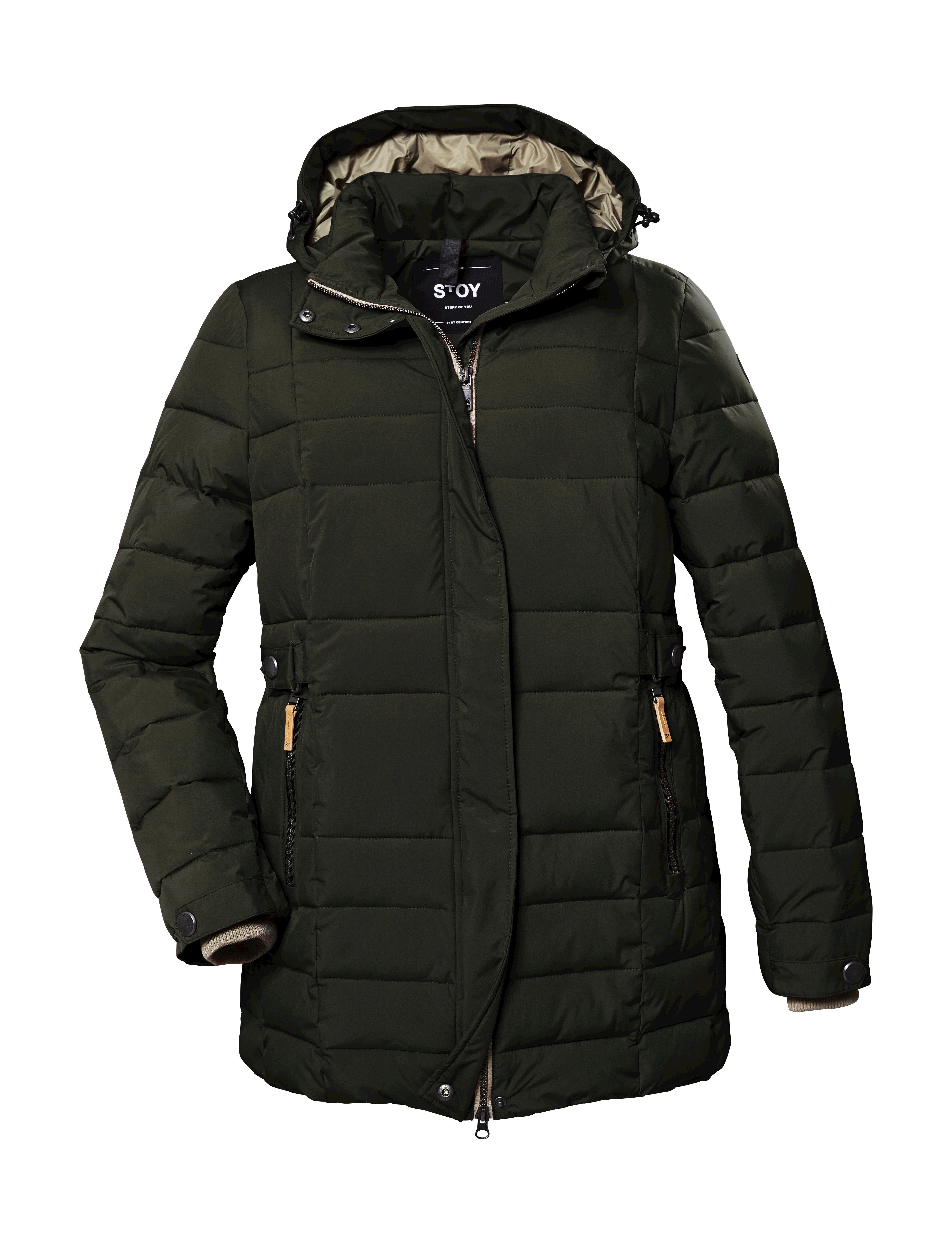 STOY Gewatteerde jas STW 6 WMN QLTD JCKT Waterafstotende, winddichte parka met afneembare capuchon.