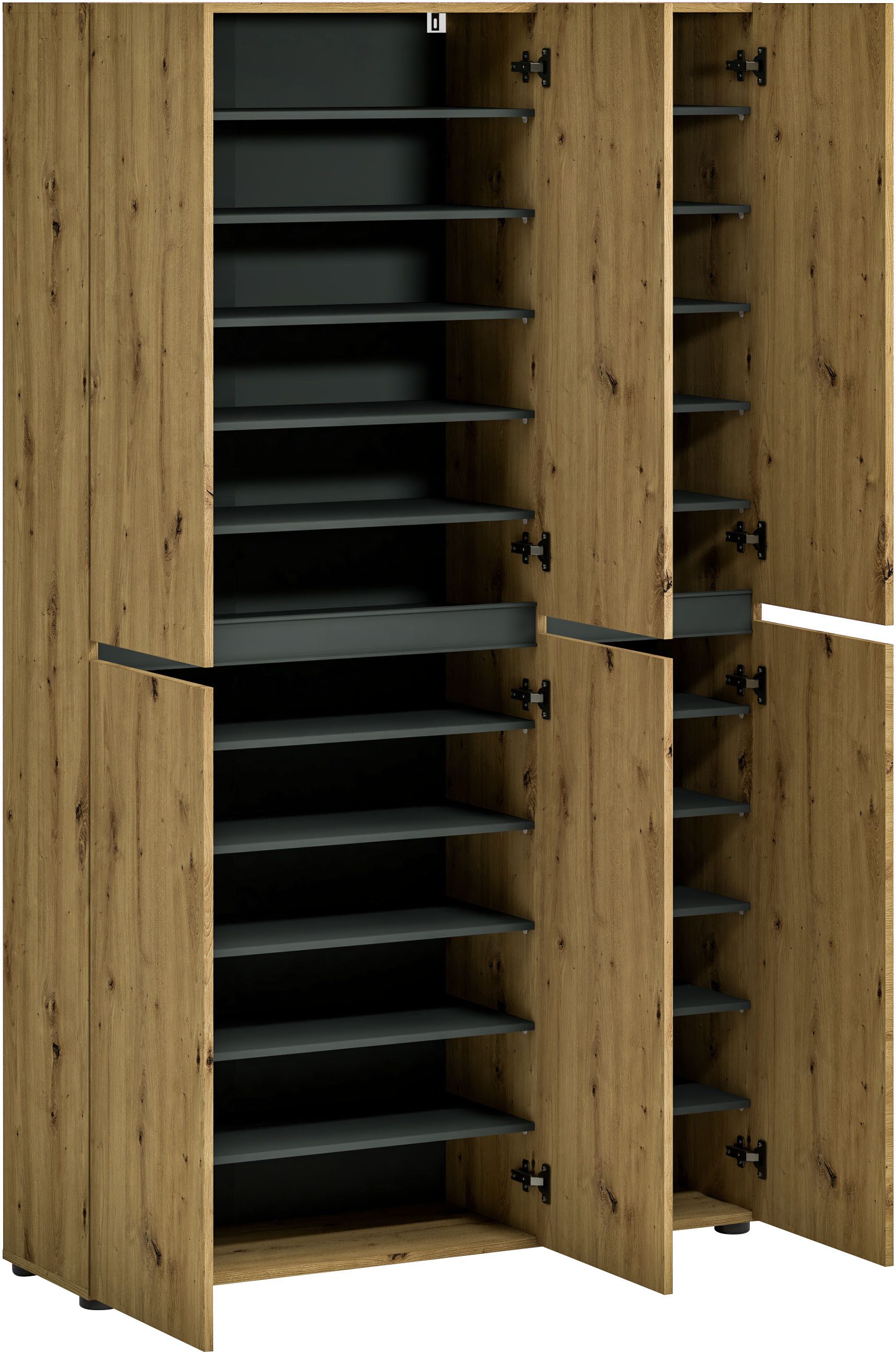 INOSIGN Schoenenkast Mister Breedte 120 cm, hoogte 200 cm, 6 deuren