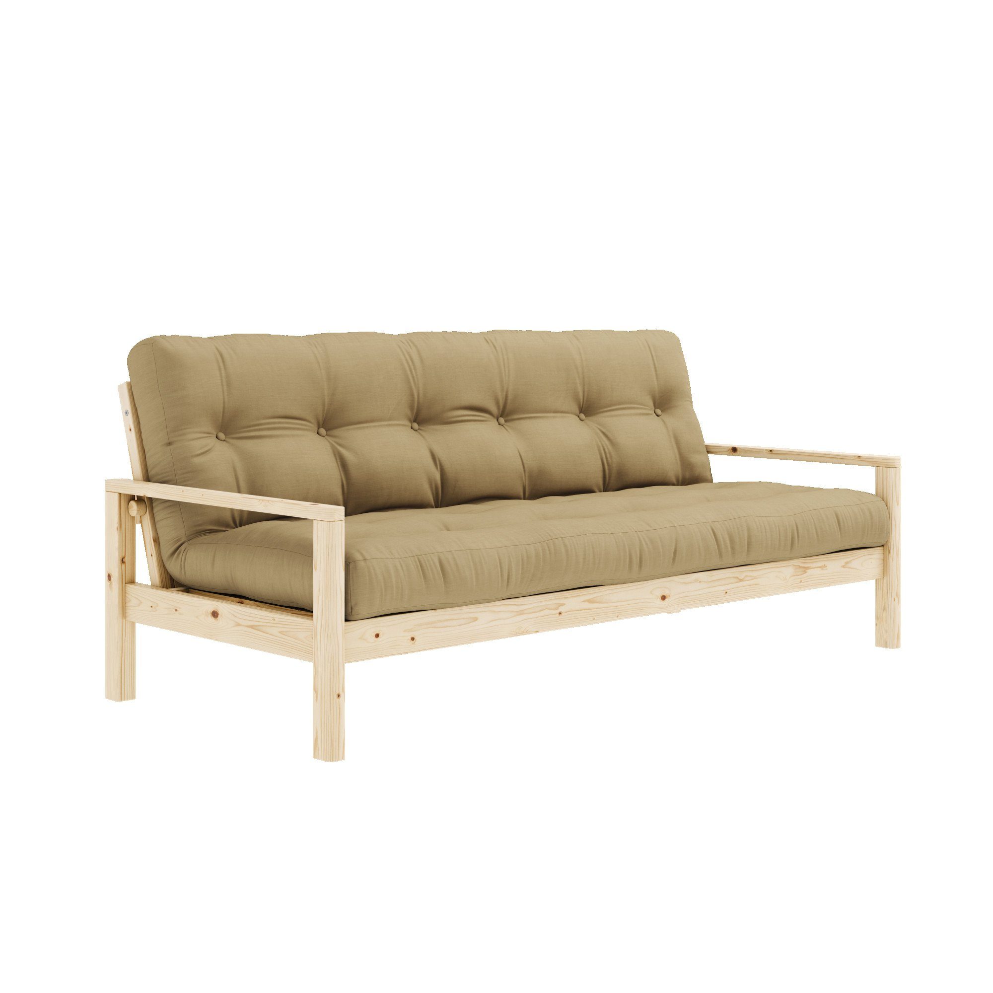 Karup Slaapbank Knob met futonmatras, verschillende kleuren, fsc®-gecertificeerd, dennenhout