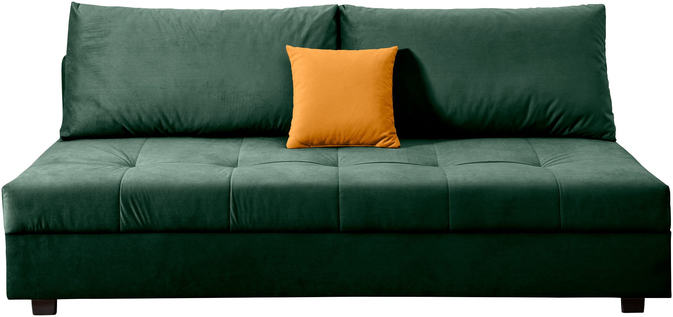 COLLECTION AB Slaapbank DARIA inclusief slaapfunctie en bedlade Slaapbank, bedfunctie, bedlade, inclusief rugkussens, veerkern