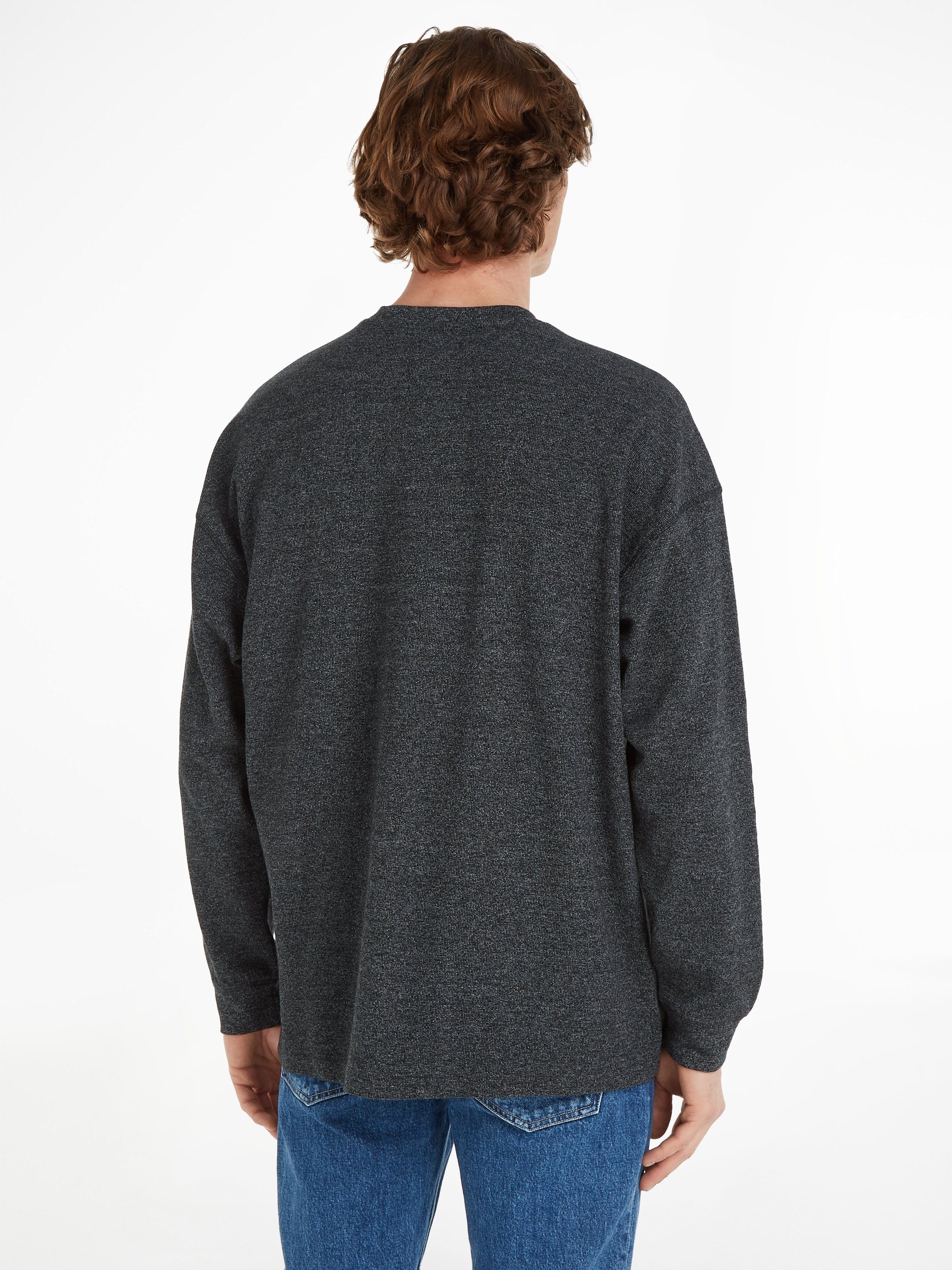TOMMY JEANS Shirt met lange mouwen TJM RLX WAFFLE SNIT TEE