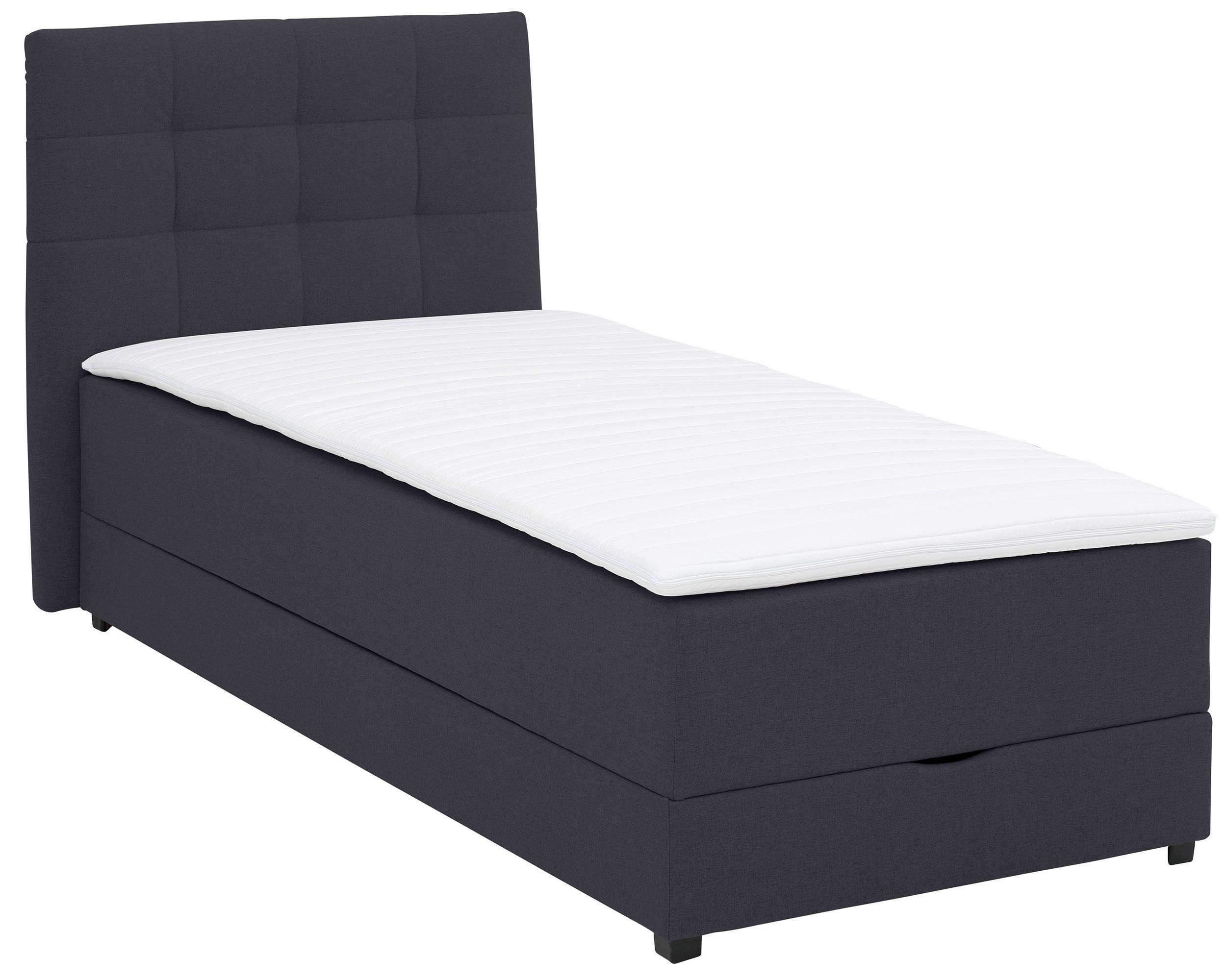 Lüttenhütt Boxspring Mieke incl. bedkist en topmatras, bekleding geïmpregneerd, 2 breedtes