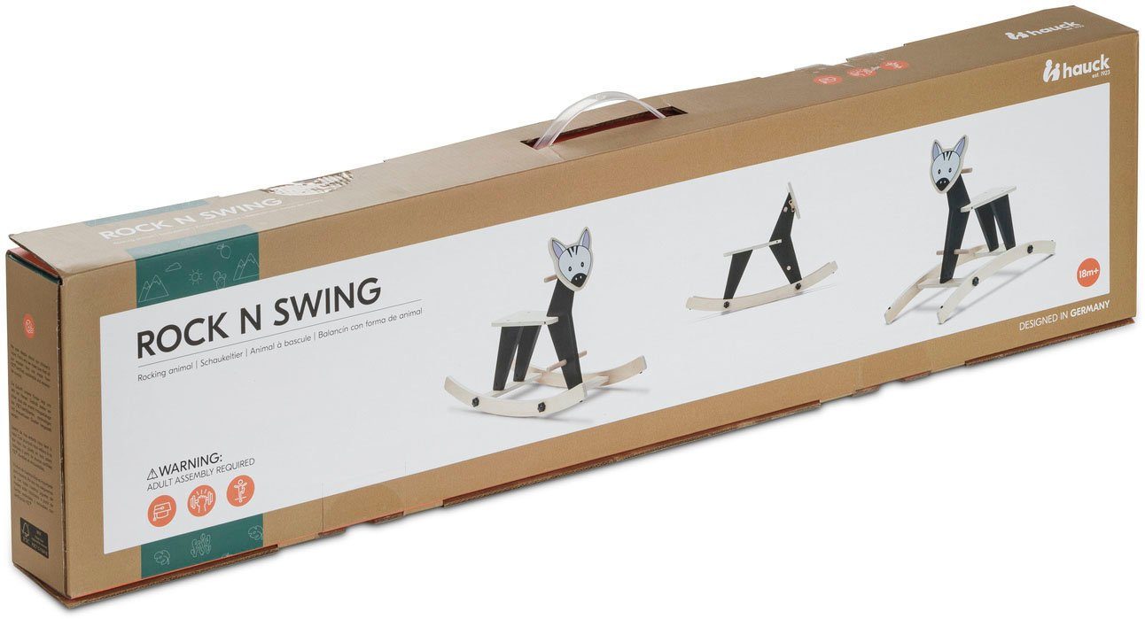 Hauck Schommeldier Rock N Swing Zebra FSC®- beschermt bos - wereldwijd