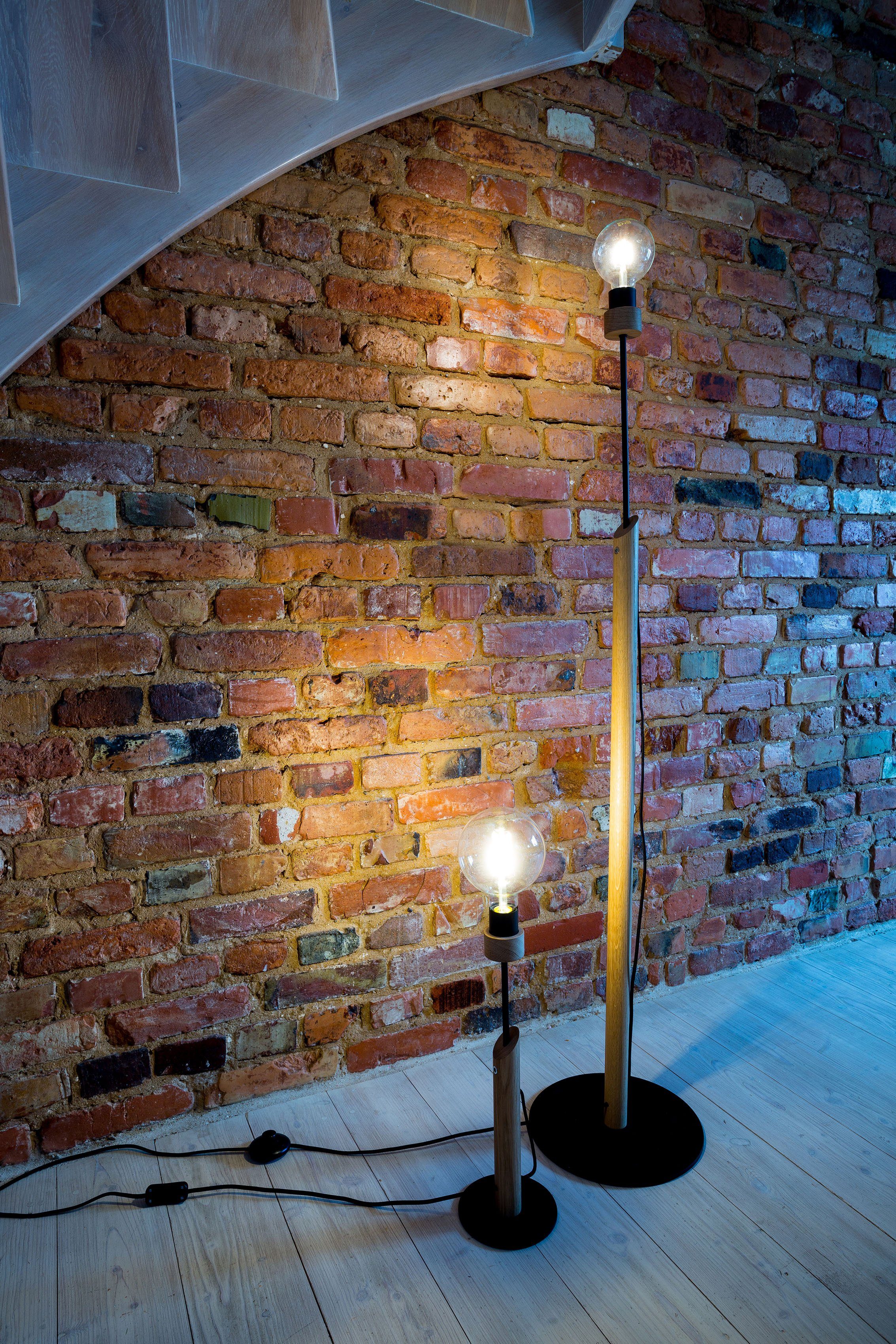 BRITOP LIGHTING Staande lamp SOLANGE Van eikenhout (1 stuk)