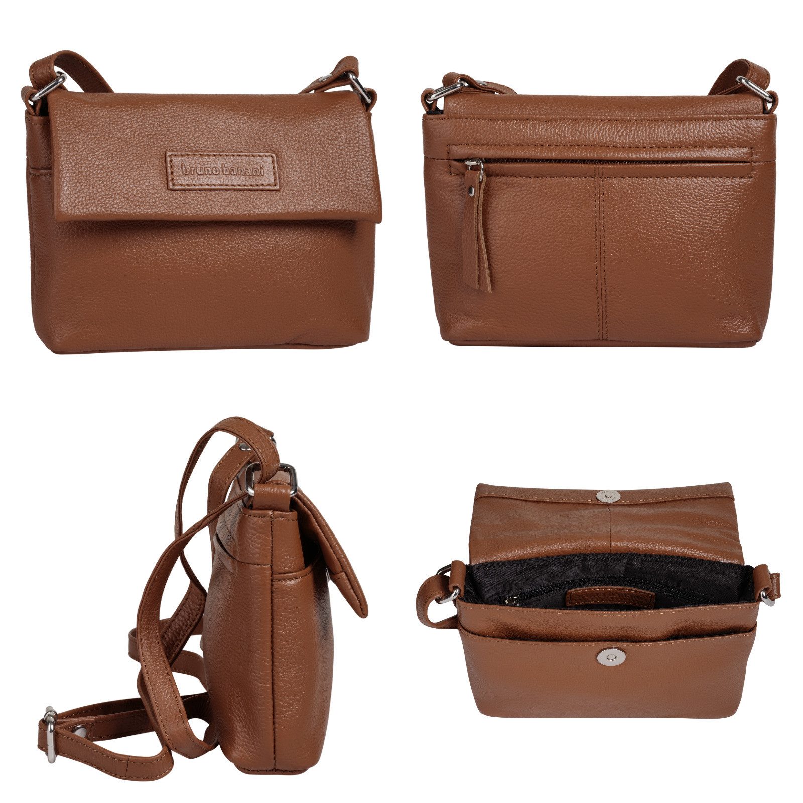 Bruno Banani Schoudertas echt leder