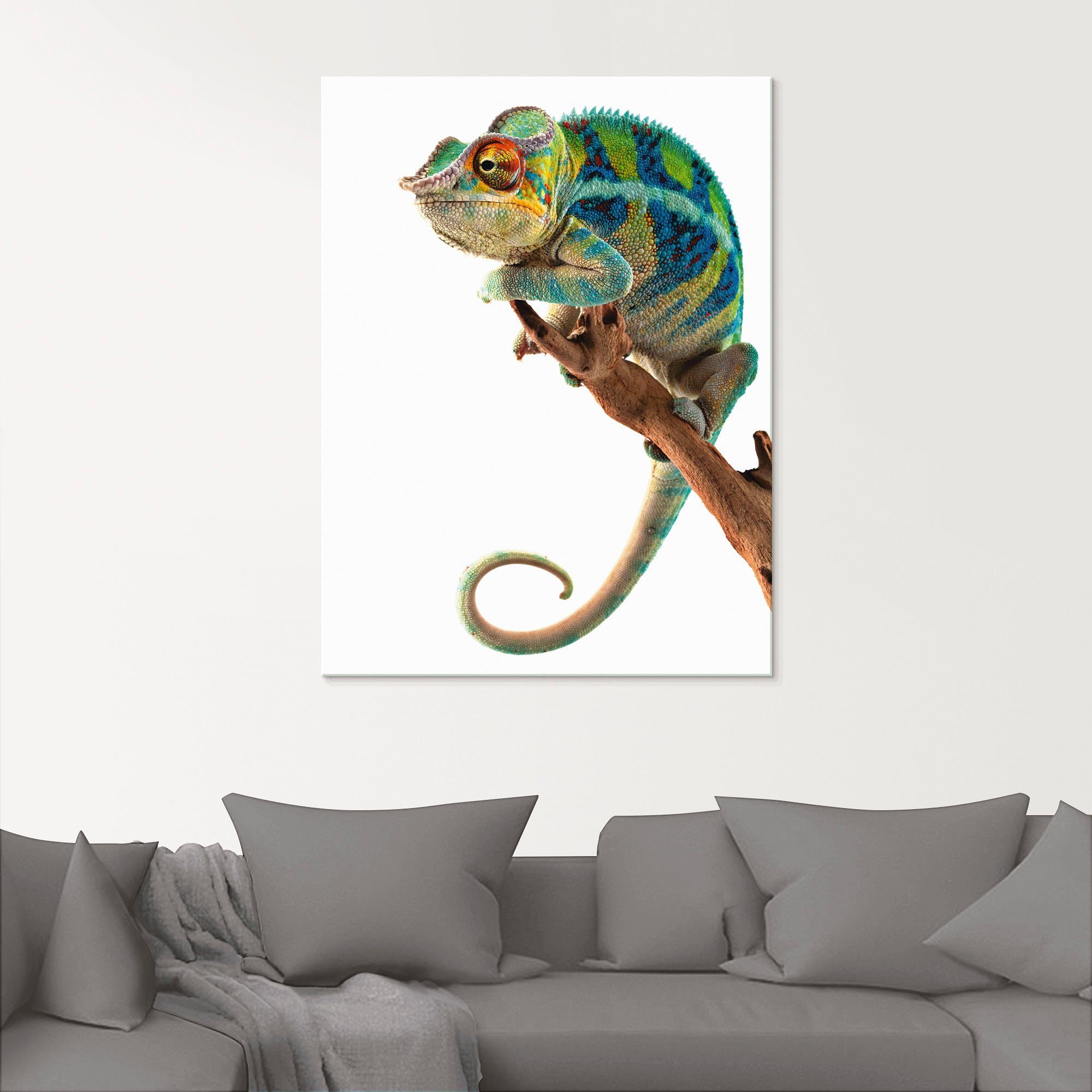 Artland Print op glas Ambanja panter kameleon