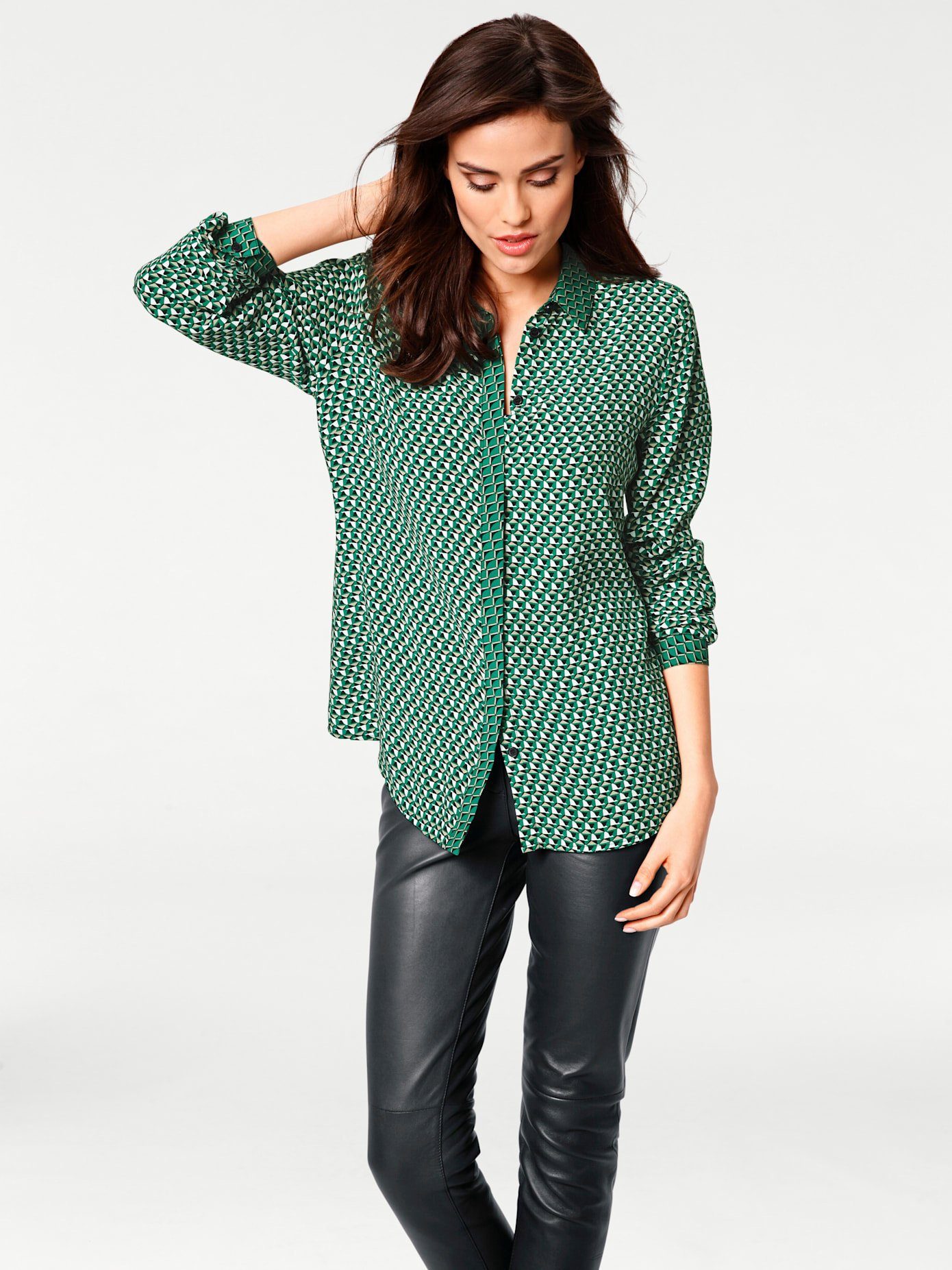 heine Gedessineerde blouse