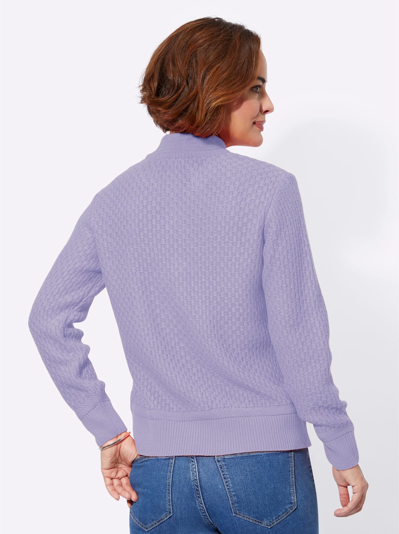 Classic Basics Trui met staande kraag Trui