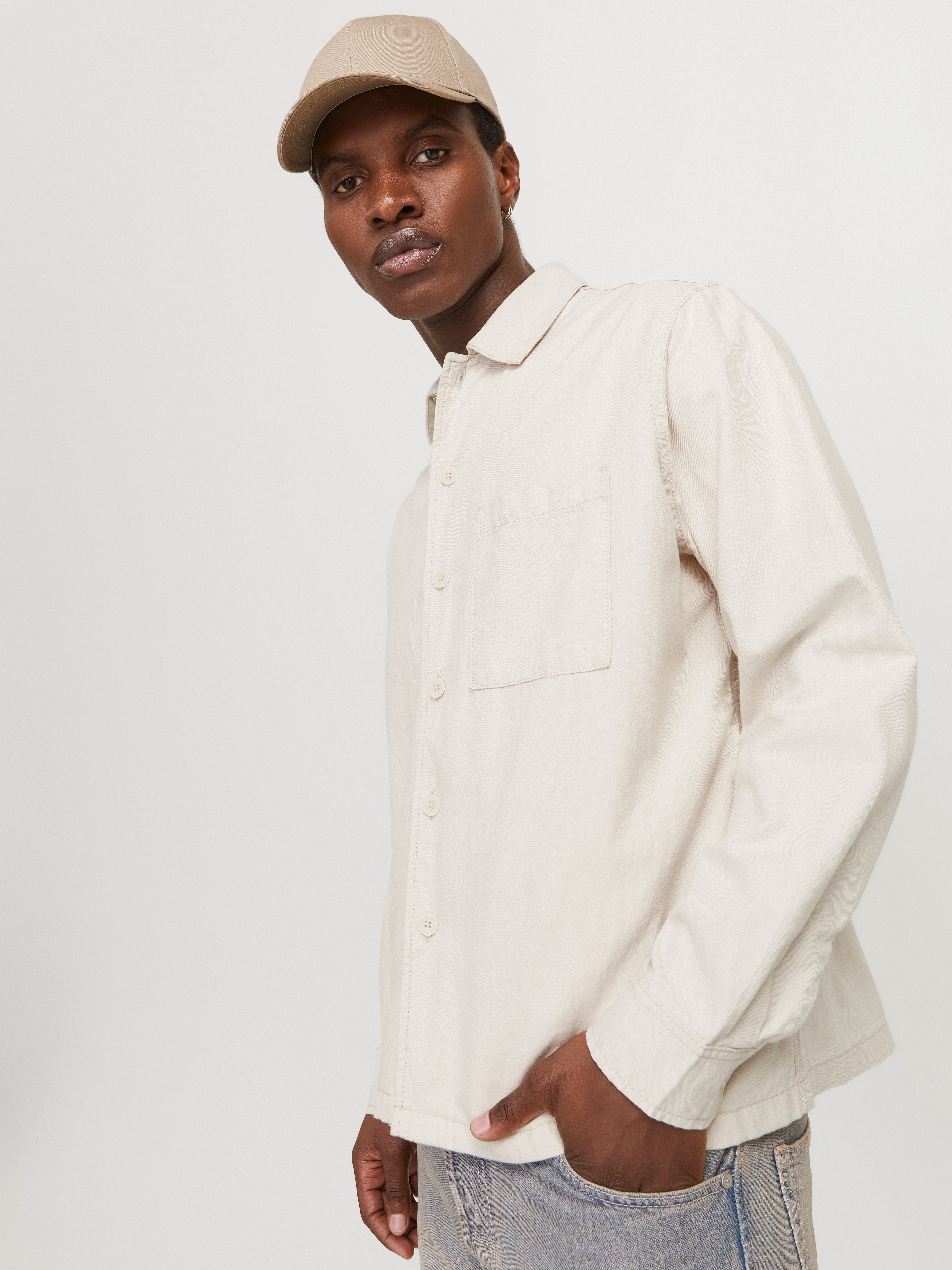 Jack & Jones Overhemd met lange mouwen JJEURBAN EDGE OVERSHIRT LS SN