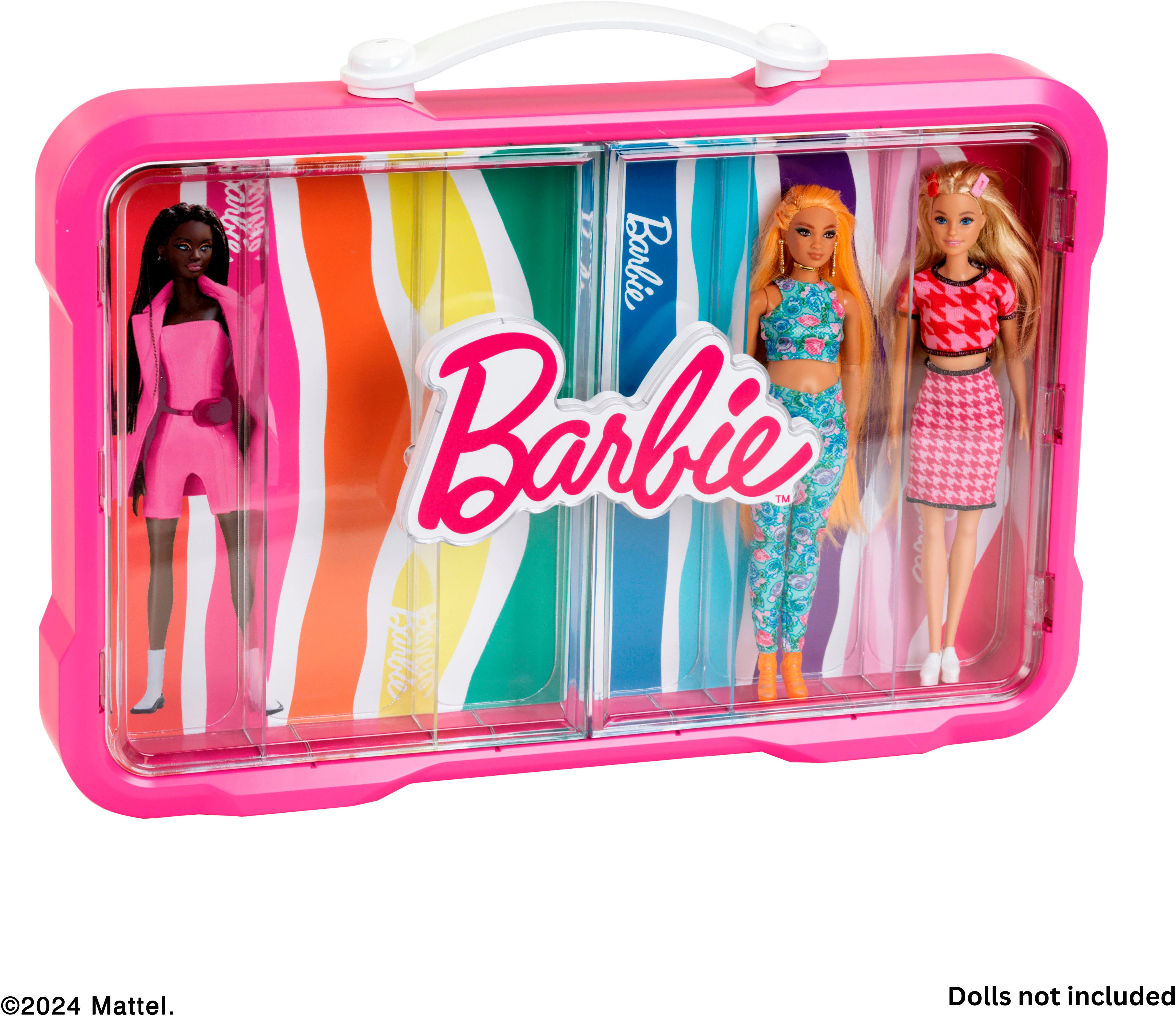 Klein Verzamelkoffer Barbie - Verzamelvitrine voor 6 Barbies