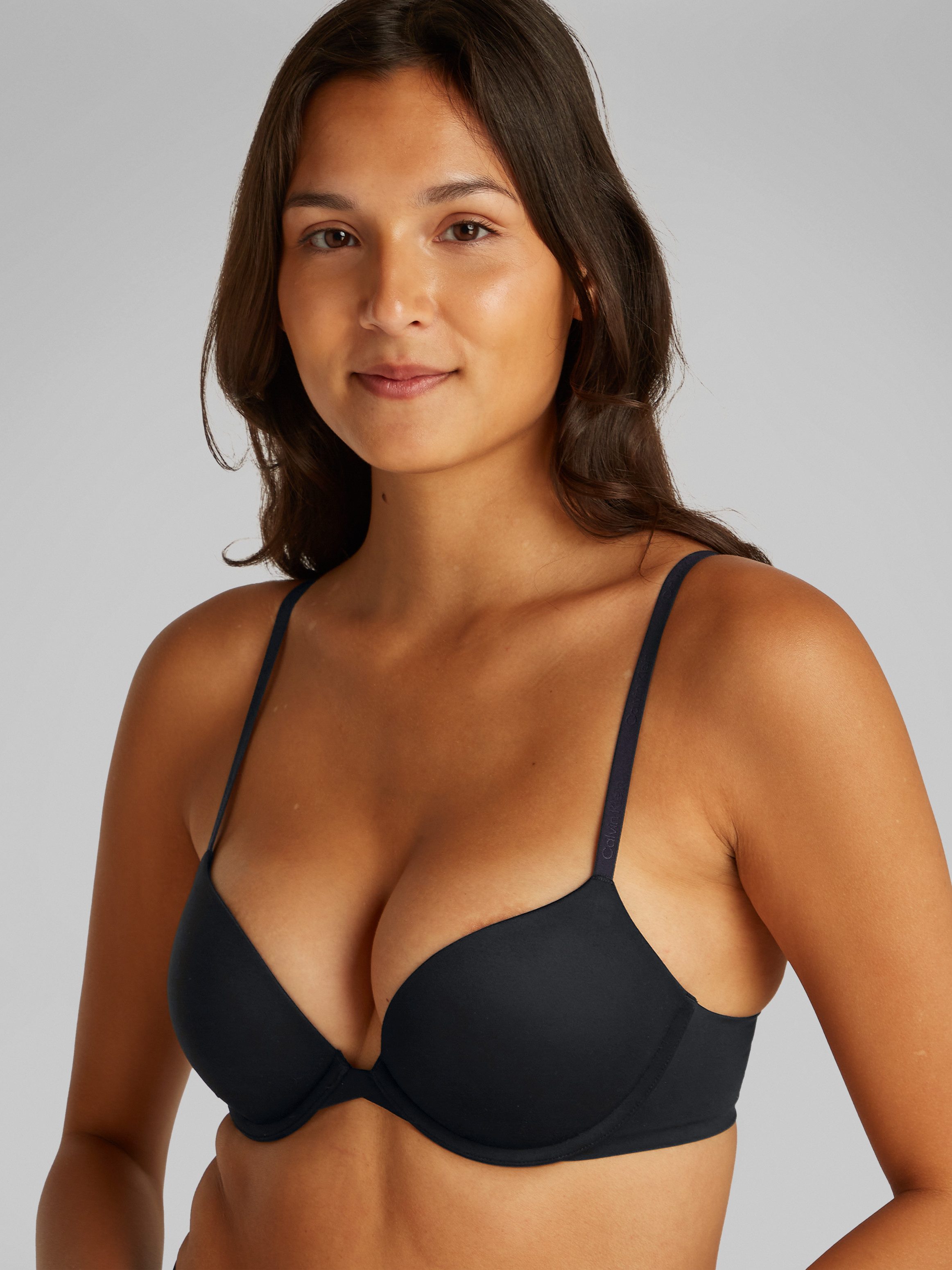 Calvin Klein Push-up-bh PUSH UP PLUNGE met gladde afwerking