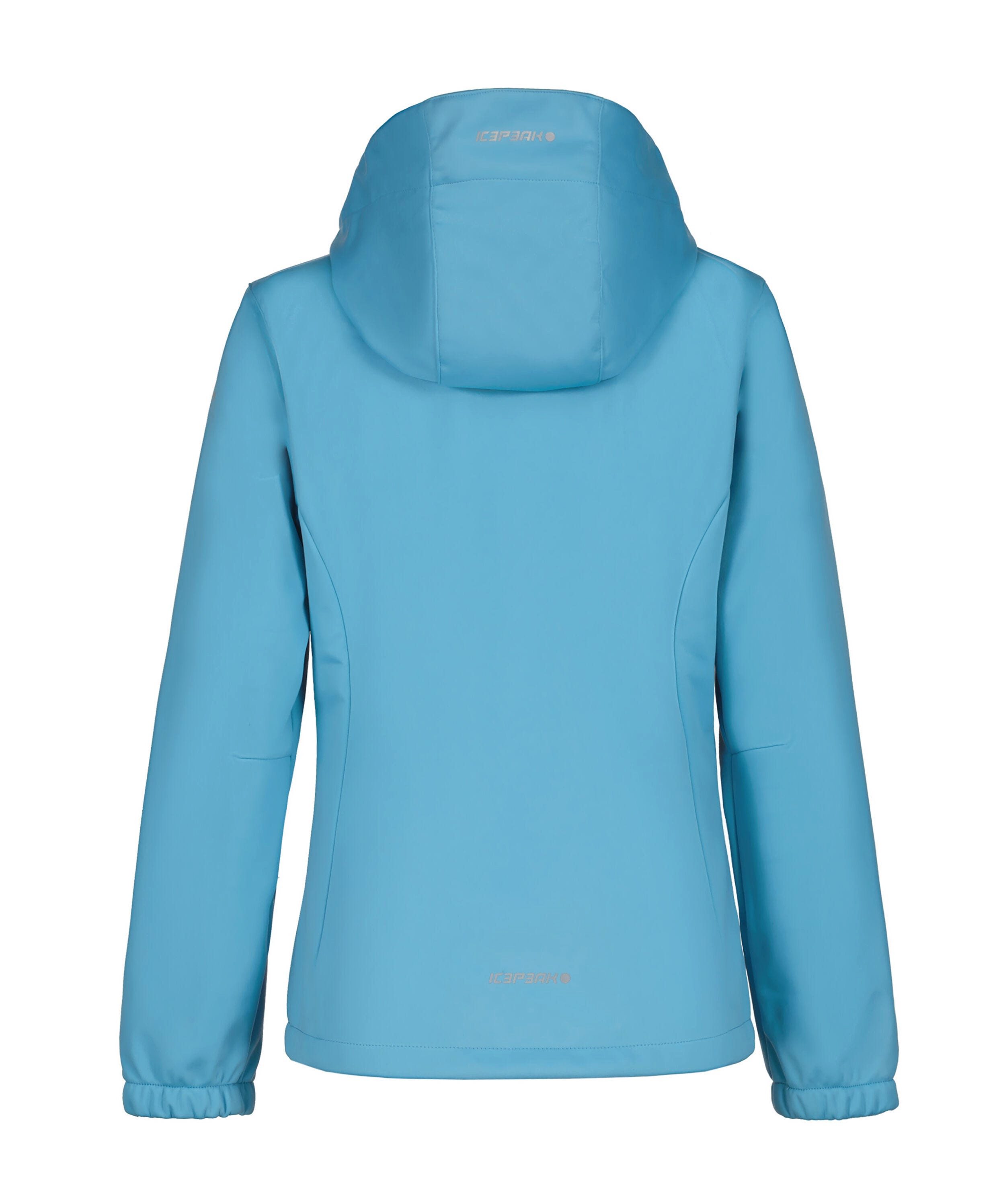 Icepeak Softshell-jack KULM JR met modieuze logo-opschriften (1 stuk)