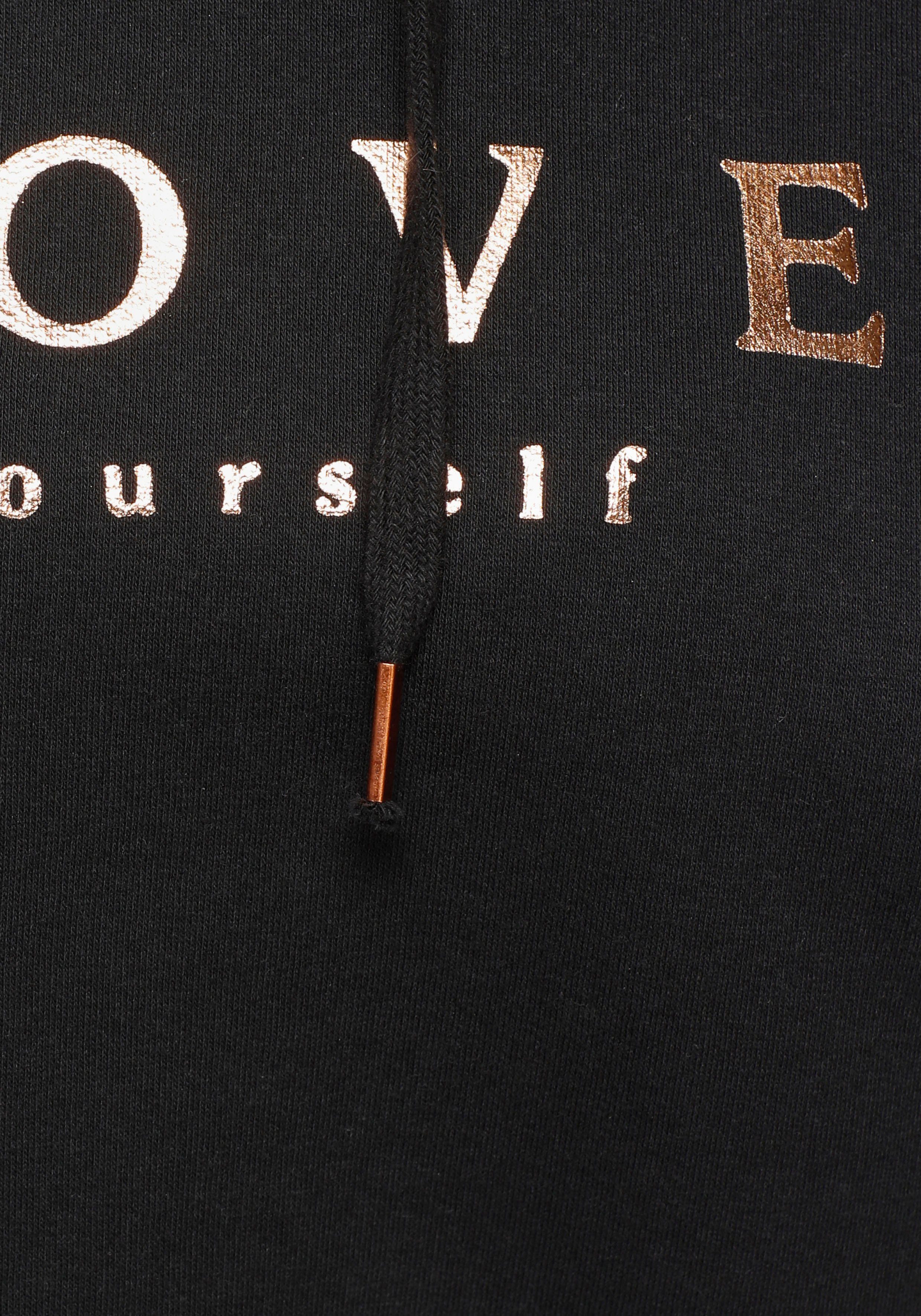 Buffalo Hoodie met overlappende schouders, loungewear, loungepak