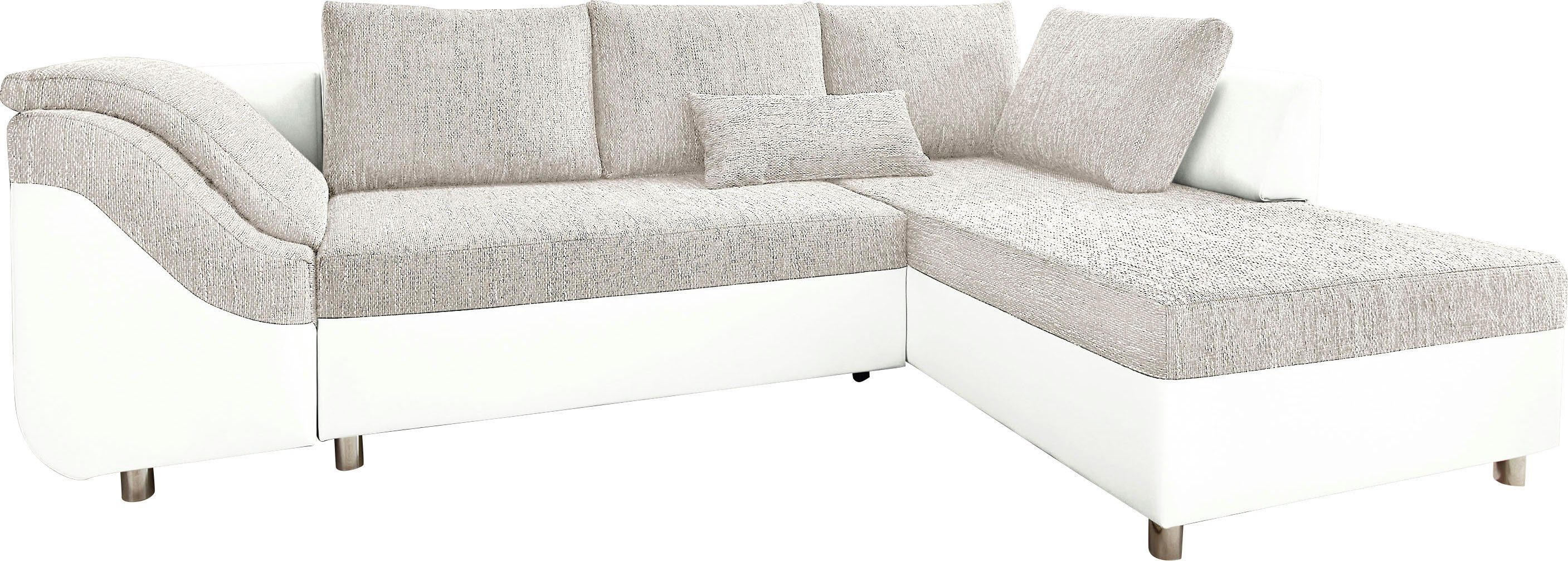 COLLECTION AB Hoekbank Sally L-vorm met en zonder slaapfunctie, inclusief losse rug- en sierkussens