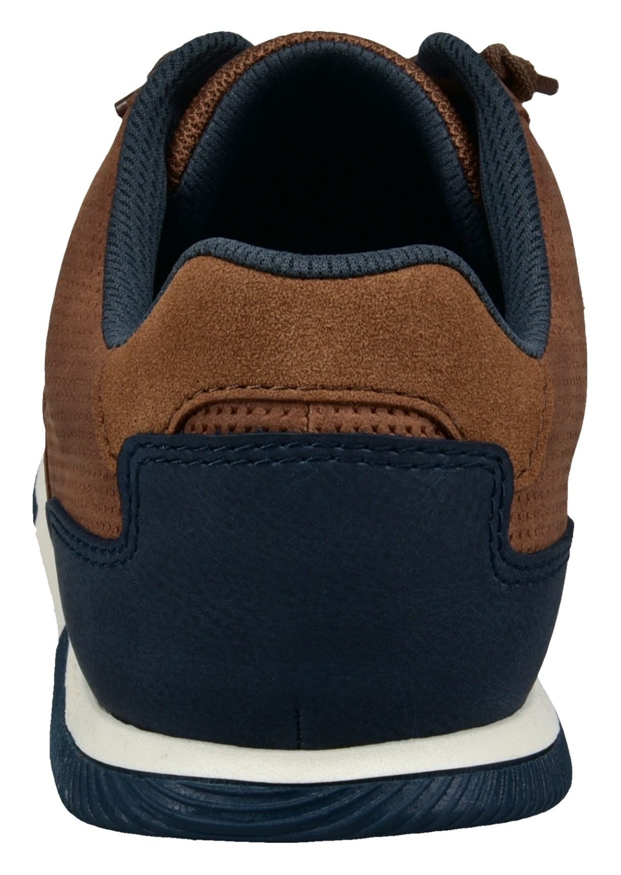 Bugatti Sneakers , vrijetijdsschoen, lage schoen, veterschoen met modieuze perforatie