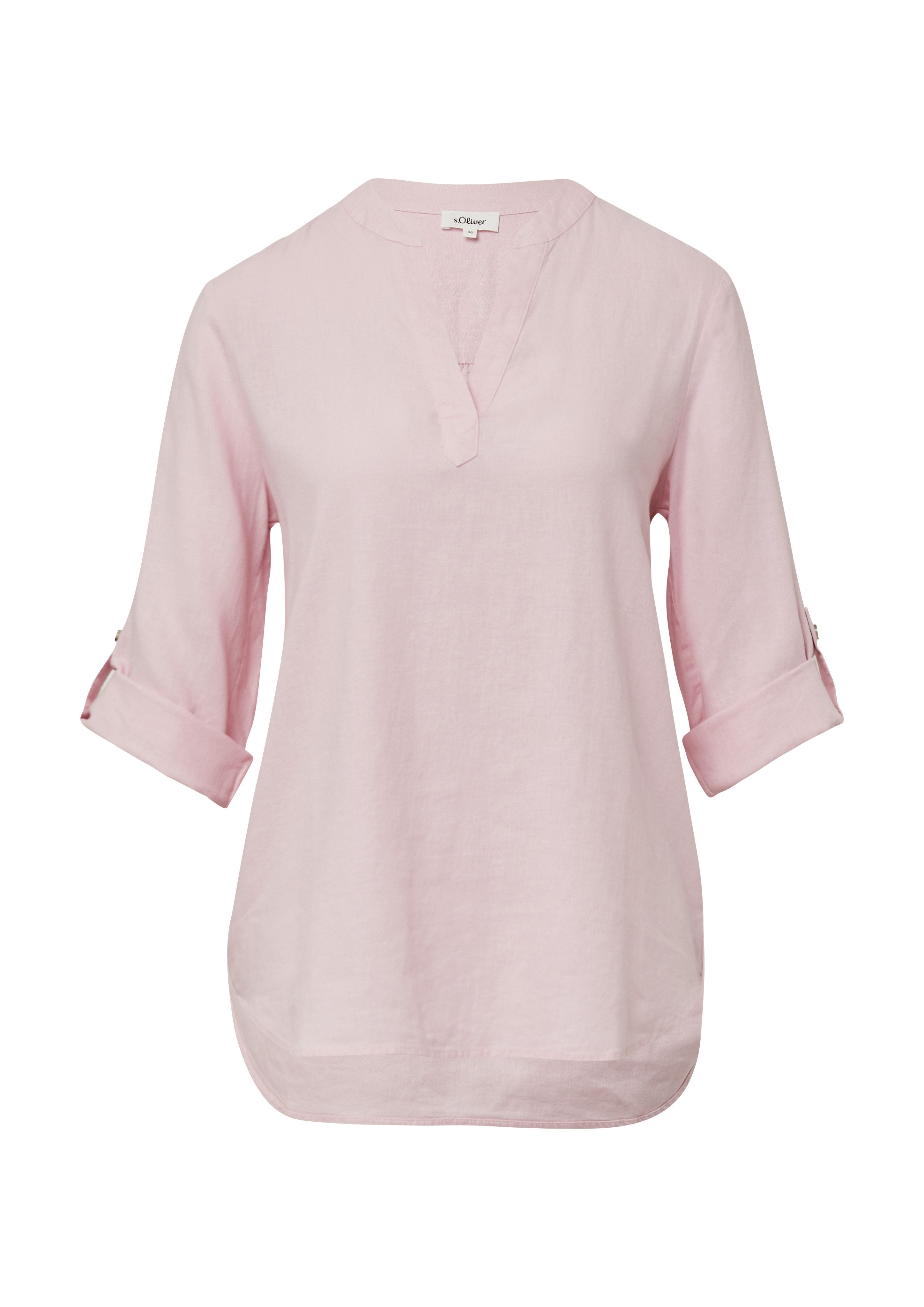 s.Oliver Klassieke blouse met turn-up