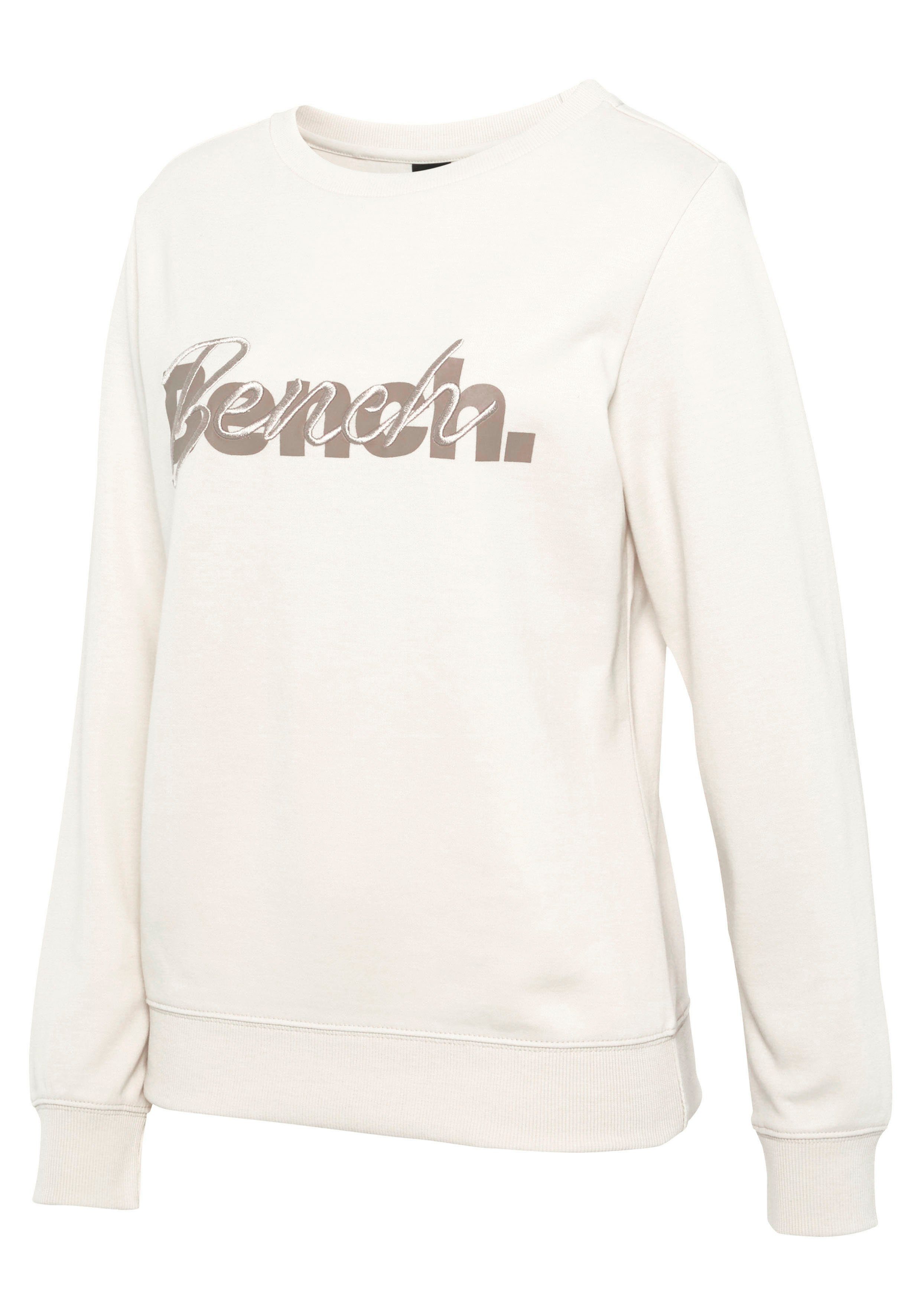Bench. Loungewear Sweatshirt met logoprint en borduurwerk, loungepak