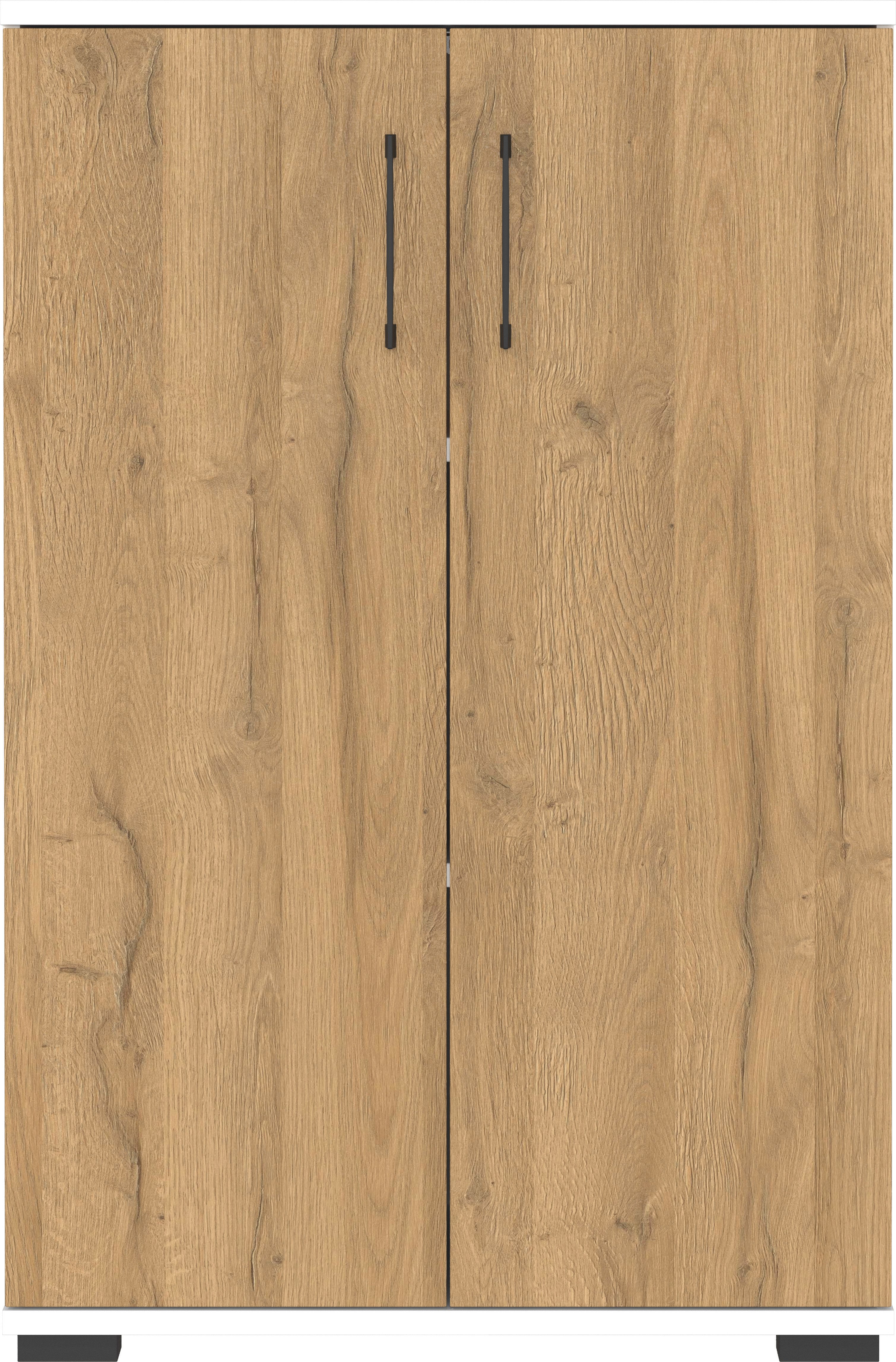 GERMANIA Archiefkast Profi 3.0 verkrijgbaar in twee hoogtes bijzetkastjes maat 80 cm x 123 cm x 40 cm wit