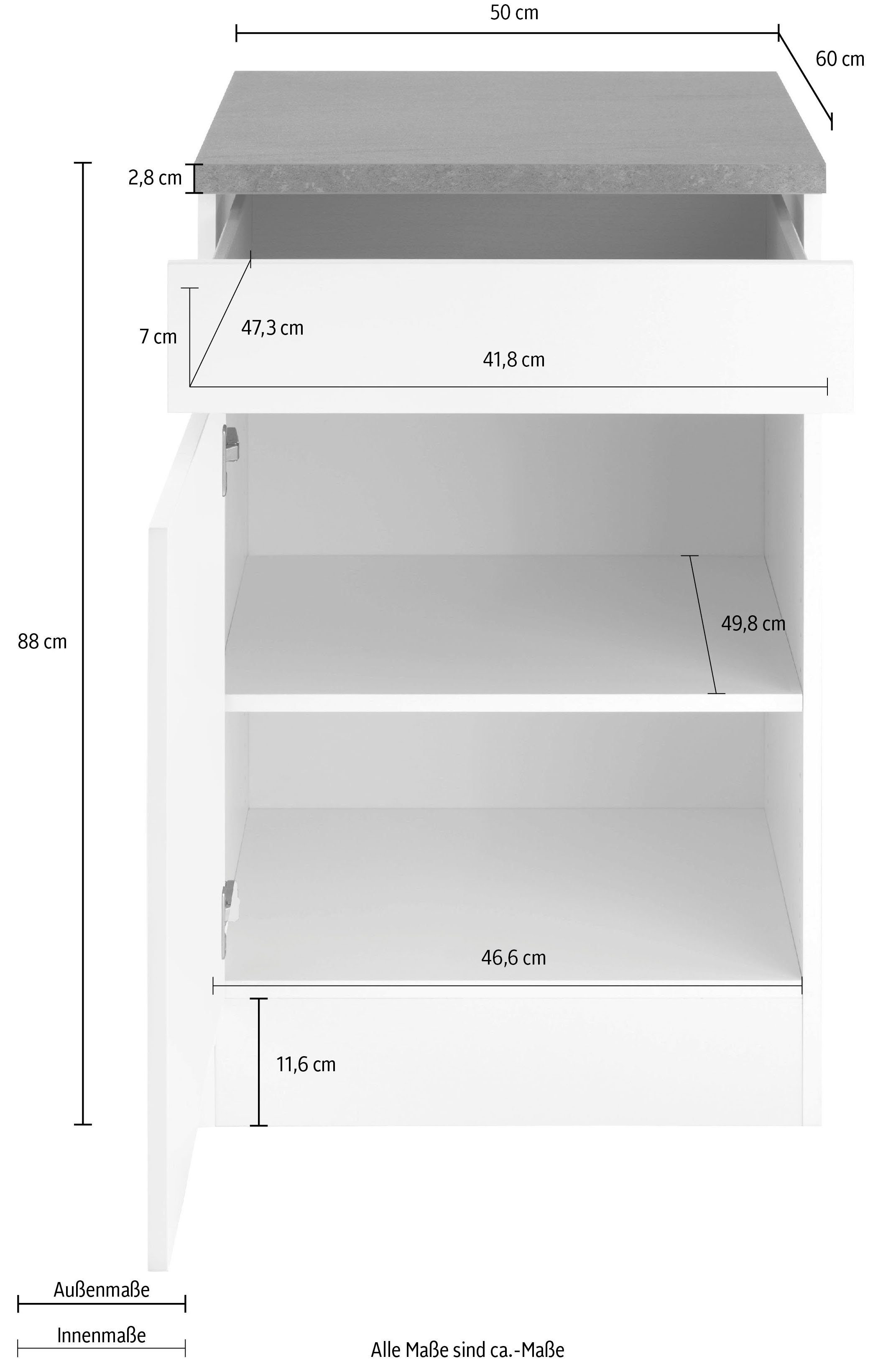 OPTIFIT Onderkast Roth Breedte 50 cm