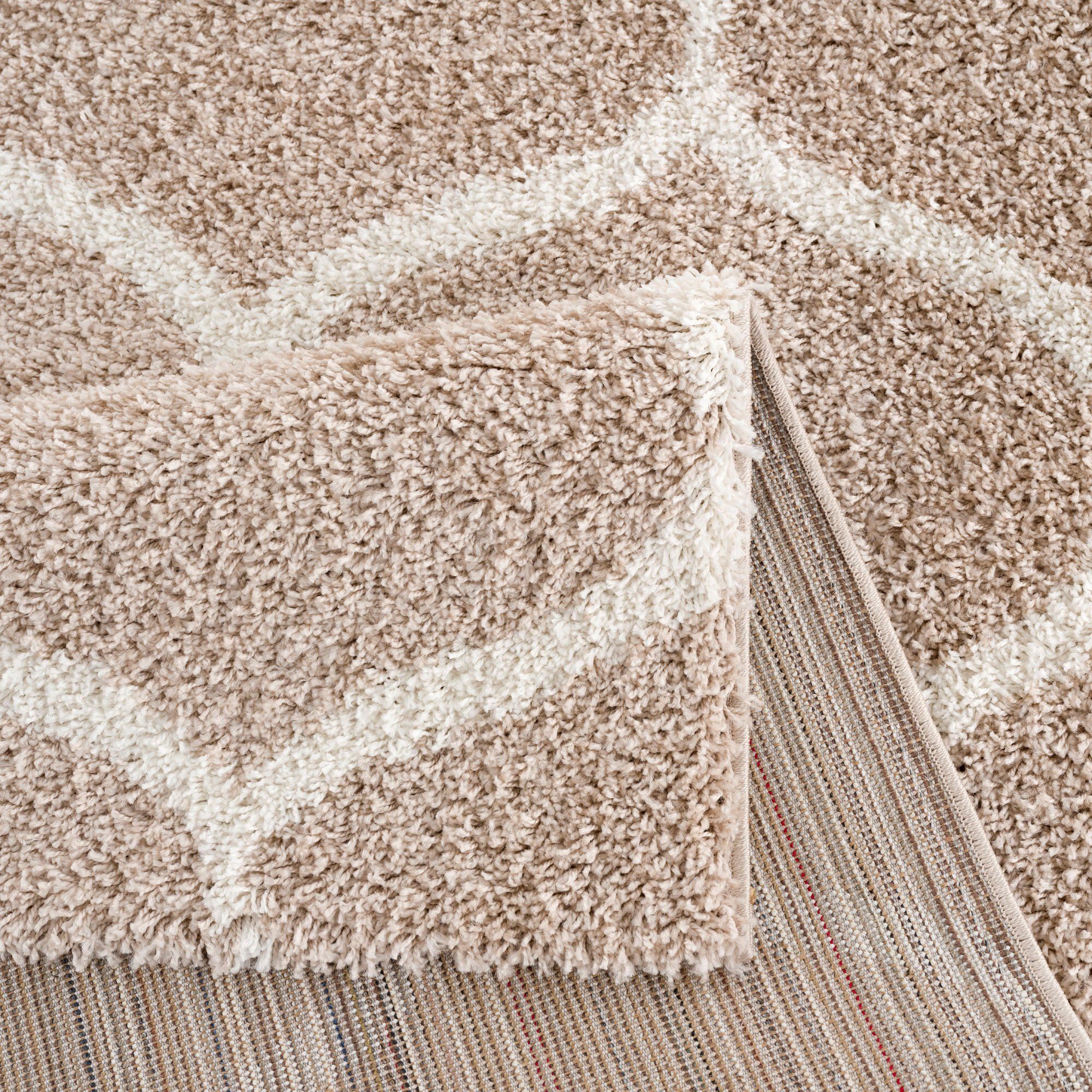 SANAT HALI Hoogpolig vloerkleed Madrid Woonkamer, lange pool, shaggy-vloerkleed