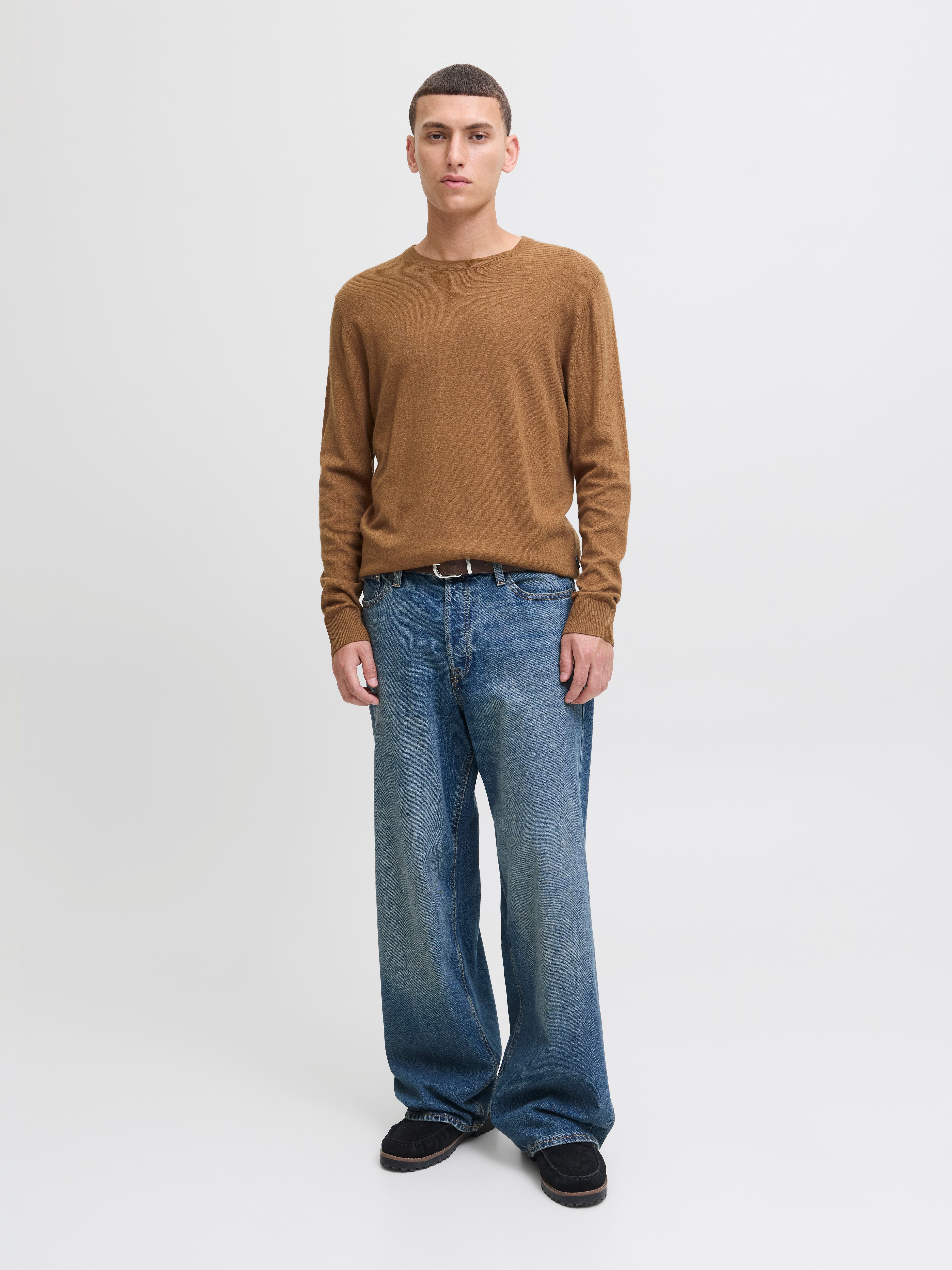Jack & Jones Gebreide trui JJEEMIL KNIT CREW NECK NOOS