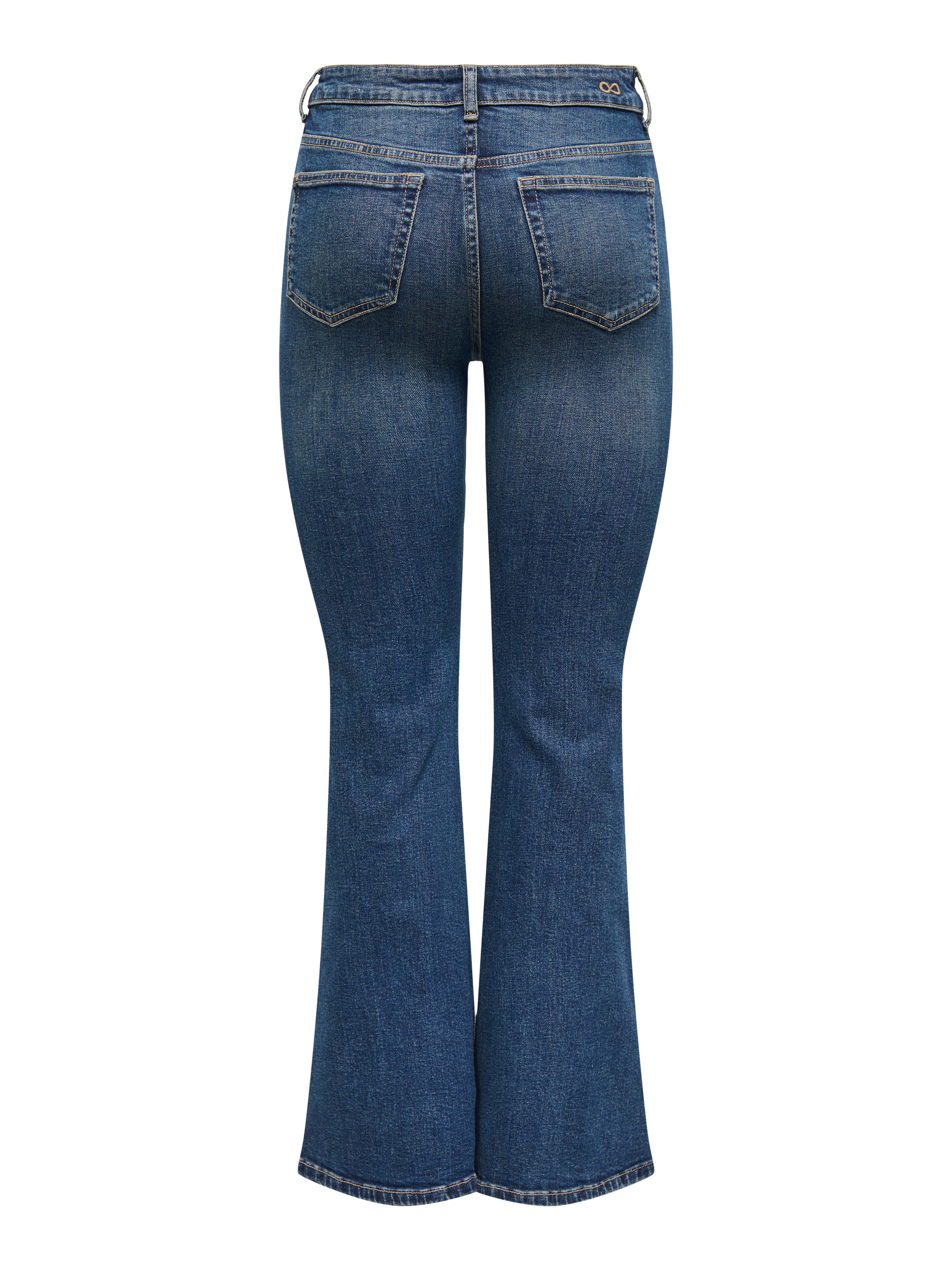 JDY 5-pocket jeans JDYKATHY HW FLARED JEANS DNM NOOS
