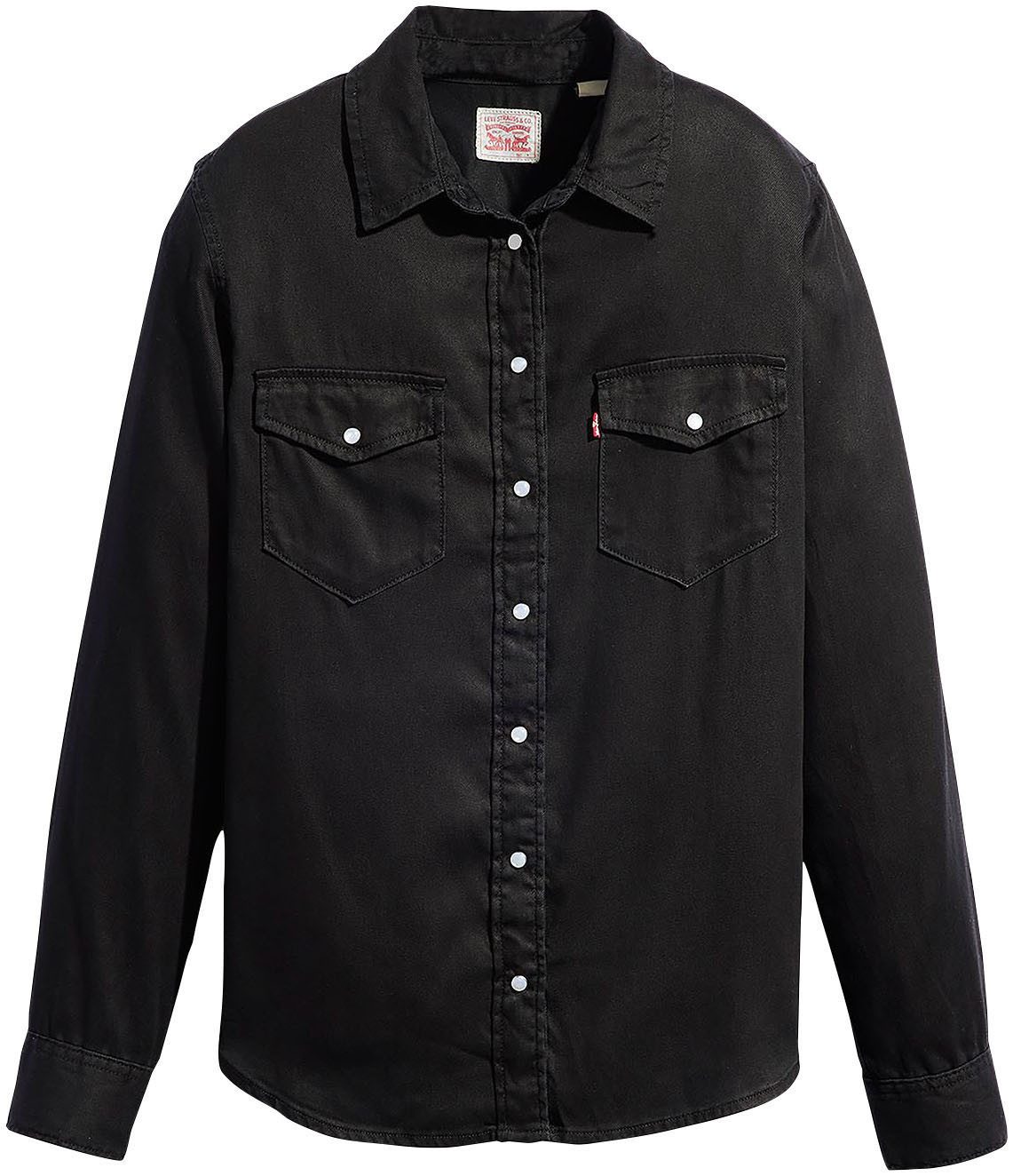 Levi's® Jeans blouse ESSENTIAL WESTERN met borstzakken met drukknopen