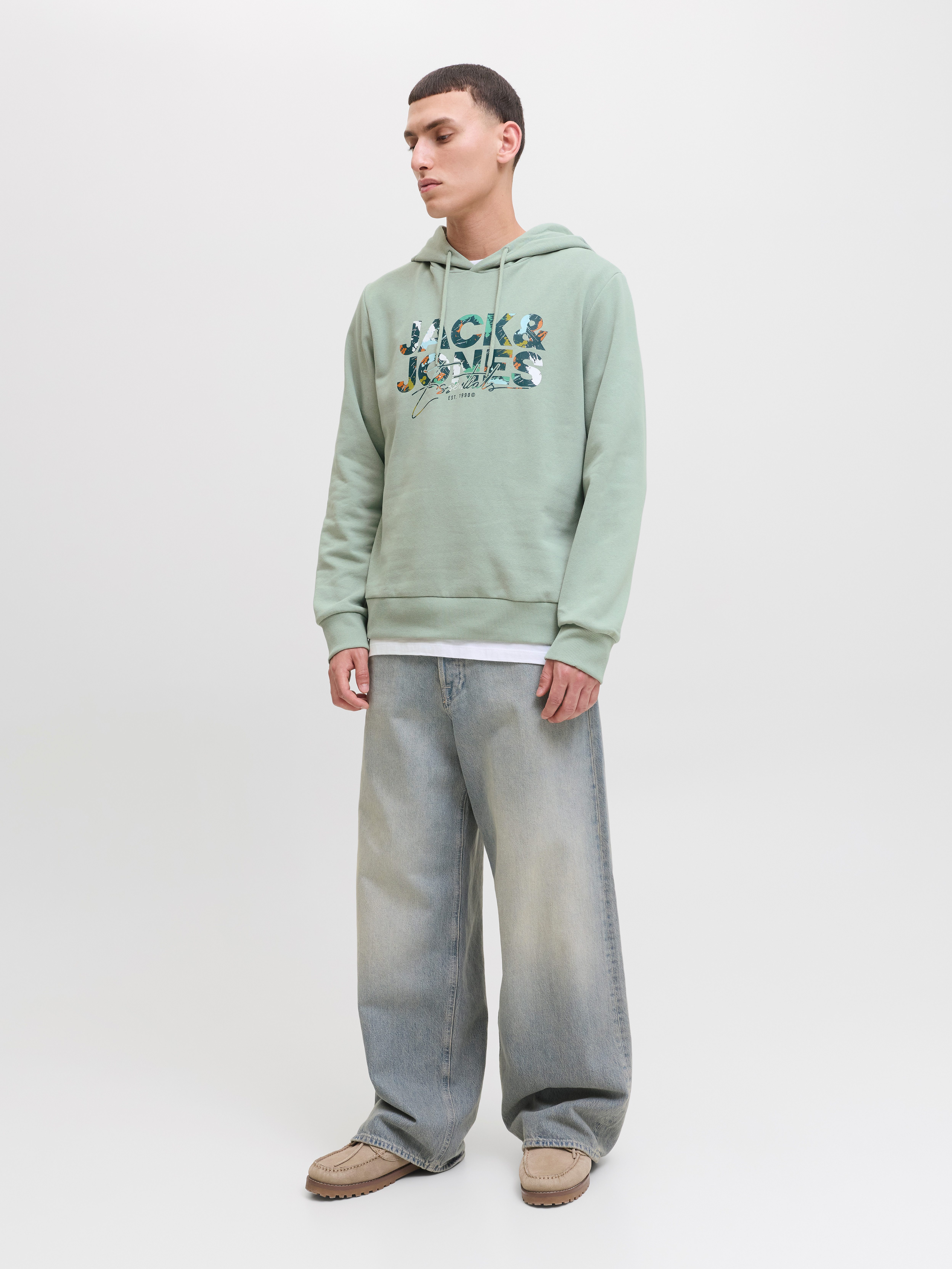 Jack & Jones Hoodie JJGEPLAS SWEAT HOOD