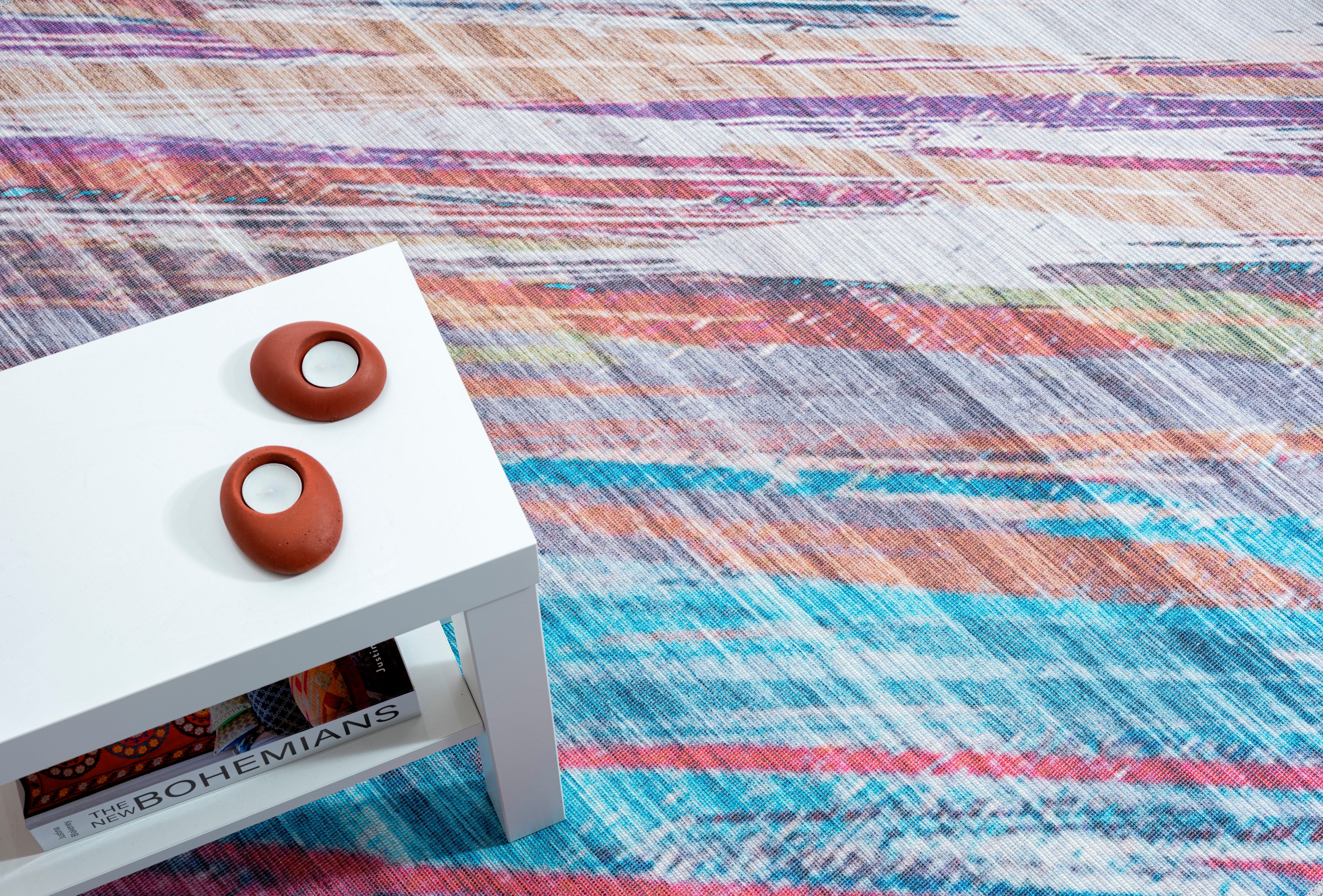 Myflair Möbel & Accessoires Vloerkleed Amara, MAGAZIJNOPRUIMING! bedrukt, modern ontwerp, geschikt voor binnen- en buitengebruik, wasbaar