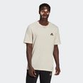 adidas performance t-shirt essentials feel comfy single jersey tee wit
