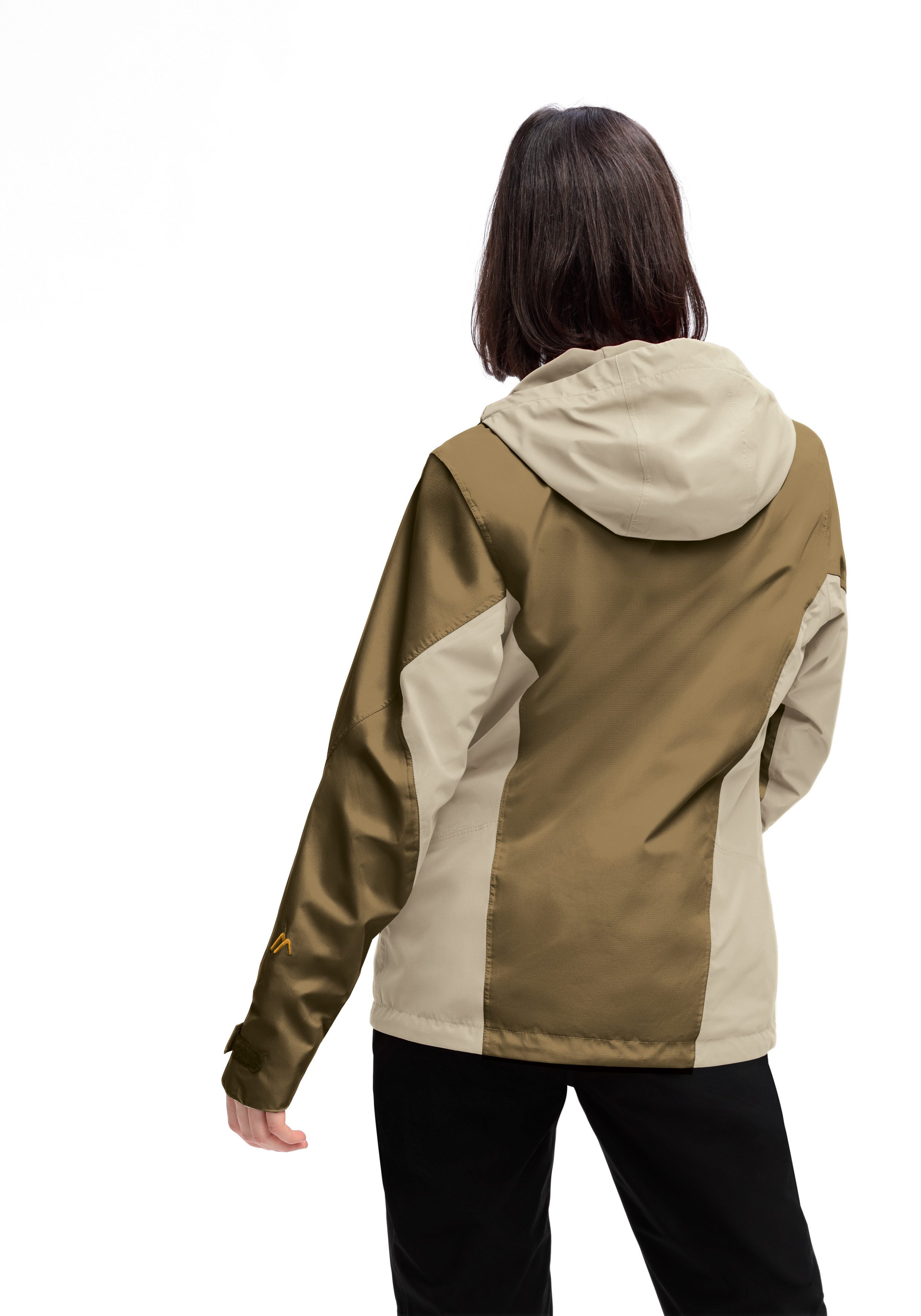 Maier Sports Outdoorjack Brocken W Dames jacke waterdicht, functionele jas met 2 buitenzakken + binnenzak
