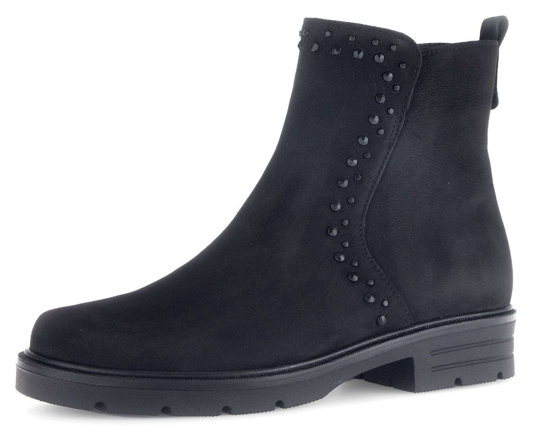 Gabor Laarsjes blokhak, comfort schoen, laarzen met glanzende studs