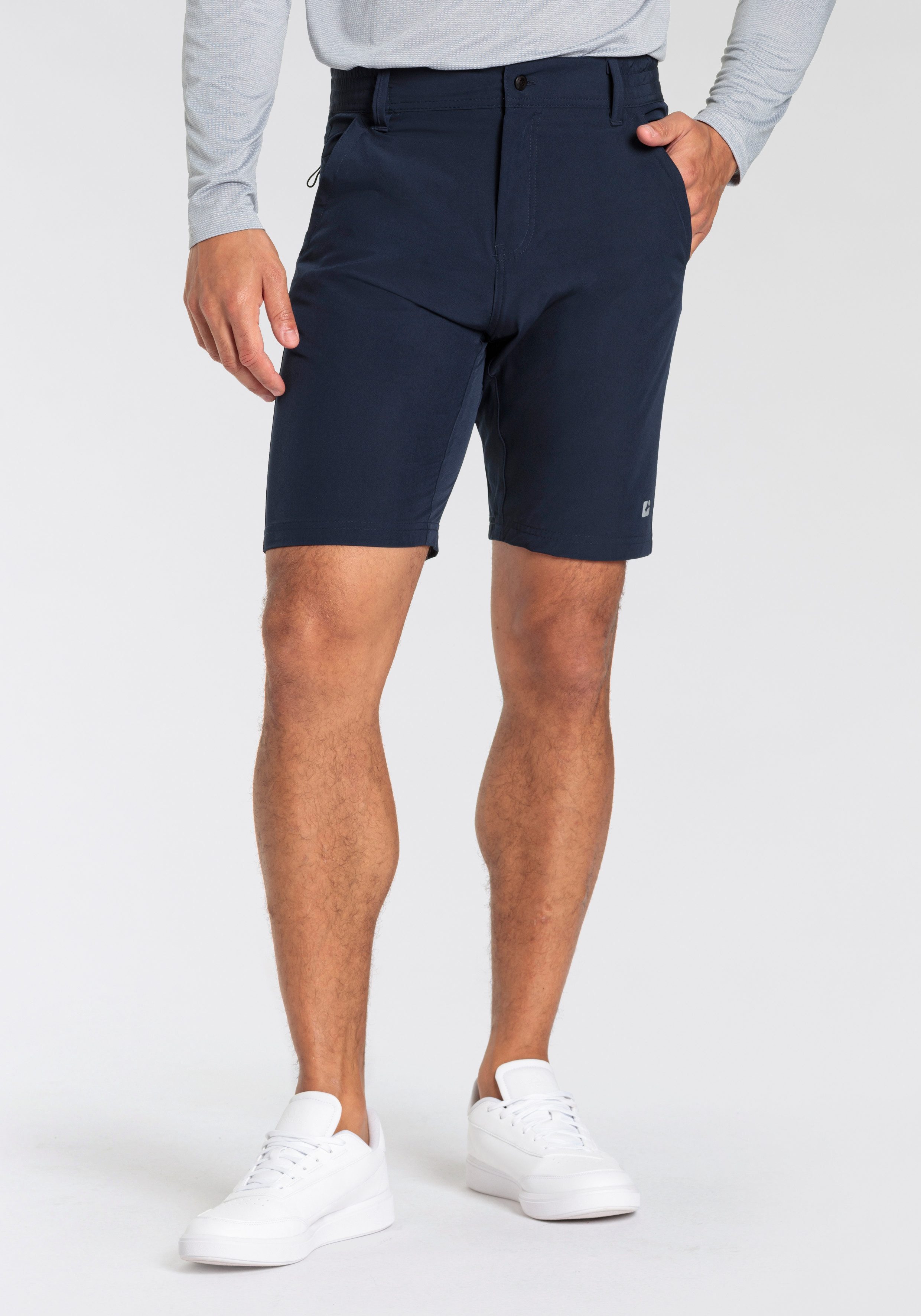 Killtec Functionele short opvouwbaar in de eigen tas heren sportshorts maat 50 blauw