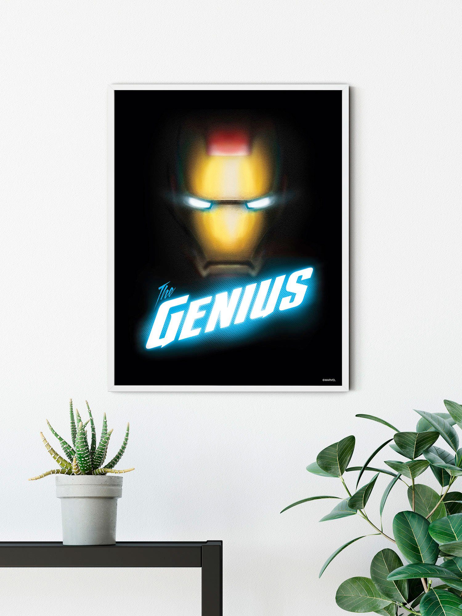 Komar Wanddecoratie Avengers The Genius Wanddecoratie voor de kinderkamer - zonder lijst (1 stuk)
