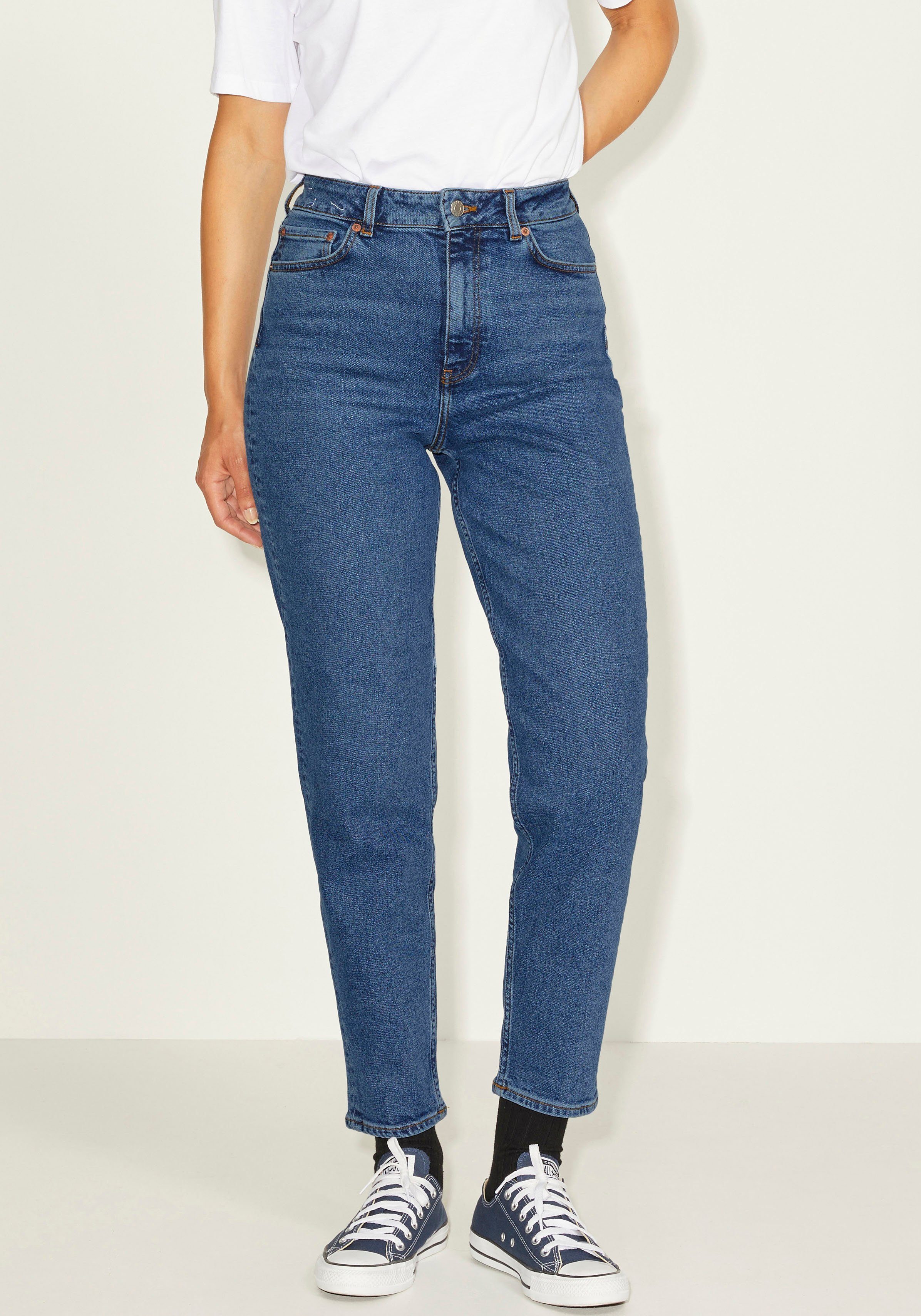 OTTO Dames Kleding Broeken & Jeans Jeans High Waisted Jeans High-waist jeans JXLISBON MOM met lichte used-effecten 