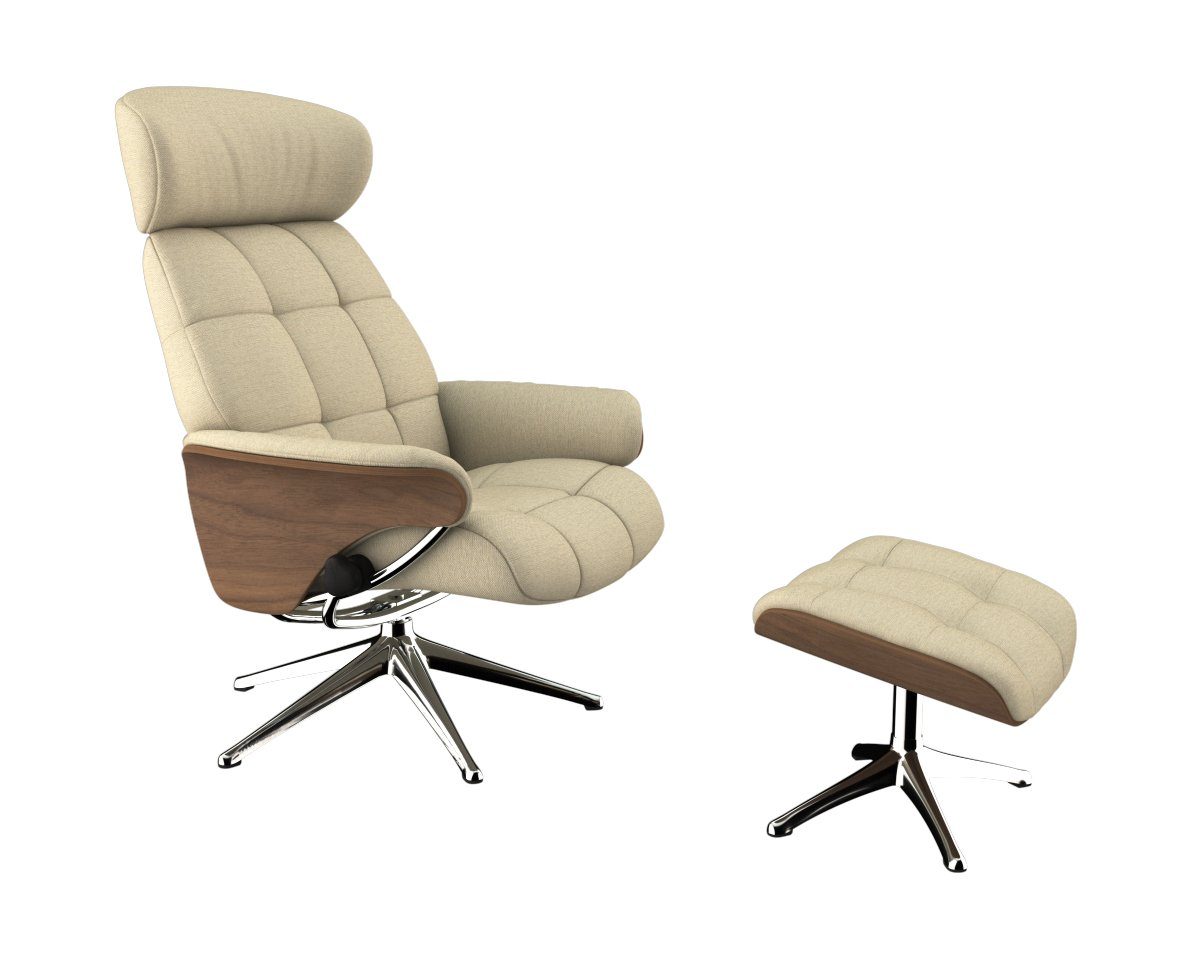 FLEXLUX Relaxfauteuil Skagen functionele stoel, gestoffeerde stoel, armleuning, TV-fauteuil