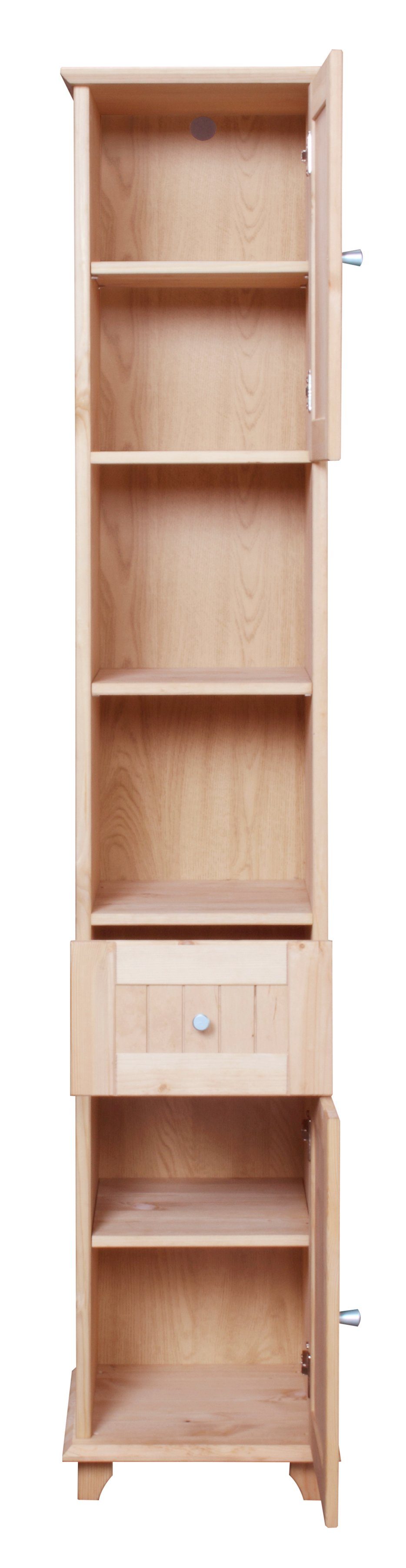 welltime Hoge kast Venezia rustiek Breedte 33 cm, van hoogwaardig hout