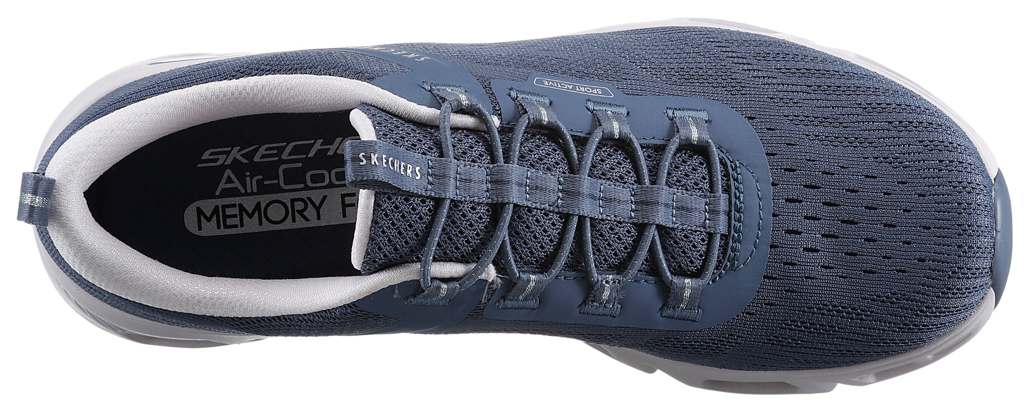 Skechers Slip-on sneakers GLIDE-STEP GRATIFY-RENOWN Trainingsschoen, vrijetijdsschoen met Air-Cooled Memory Foam