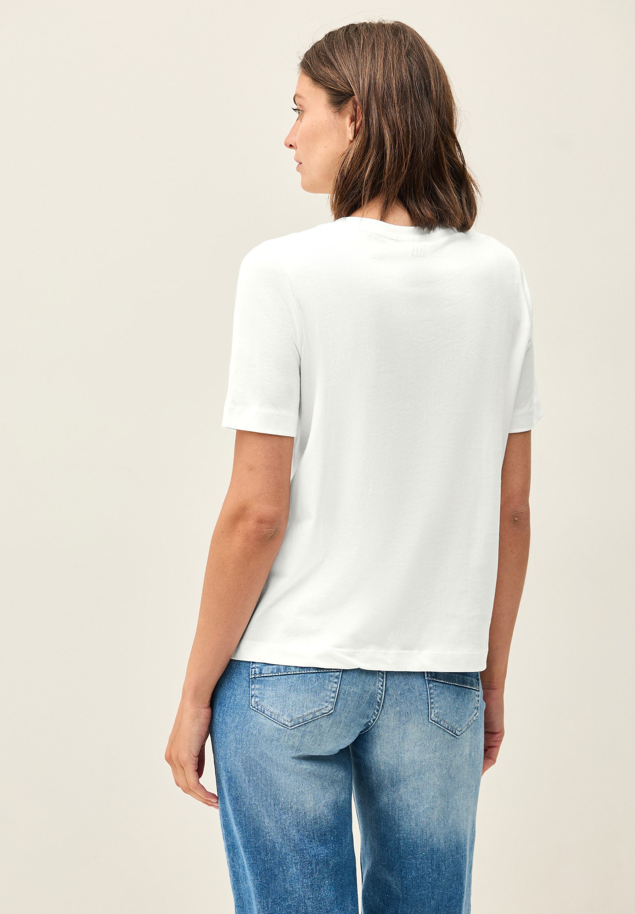 Cecil T-shirt met siersteentjes