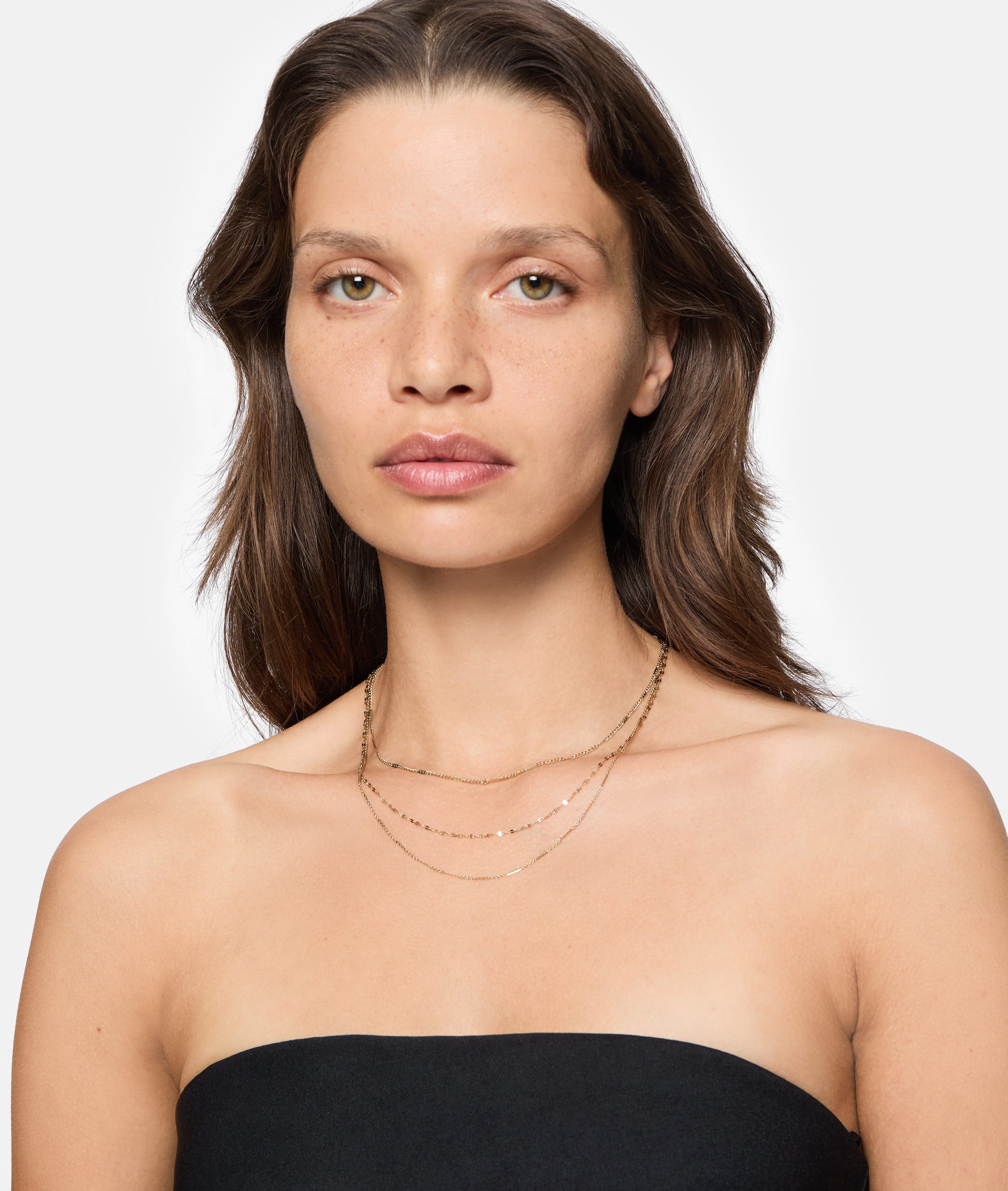 Liebeskind Berlin Ketting zonder hanger Sieraden roestvrij stalen Sparkling With Layers