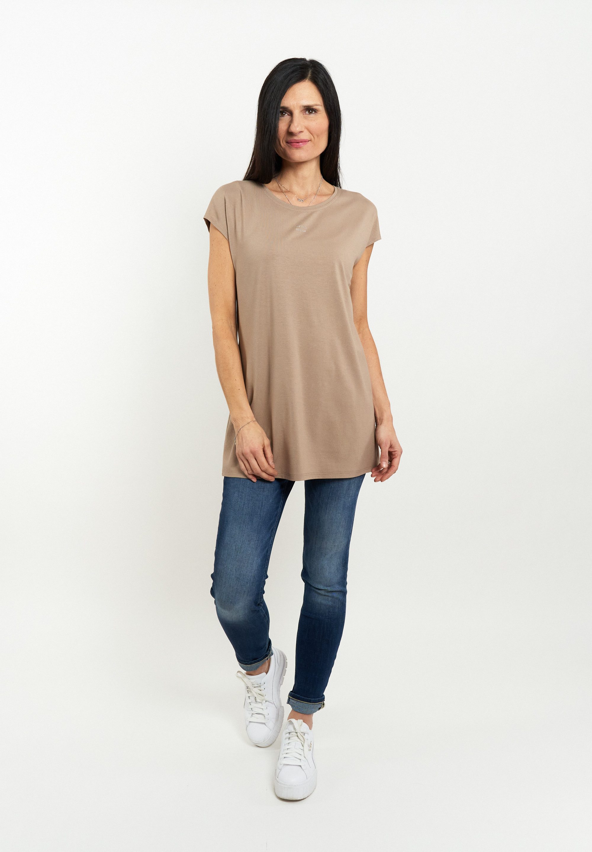 Seidel Moden T-shirt met verbrede schouders, made in germany