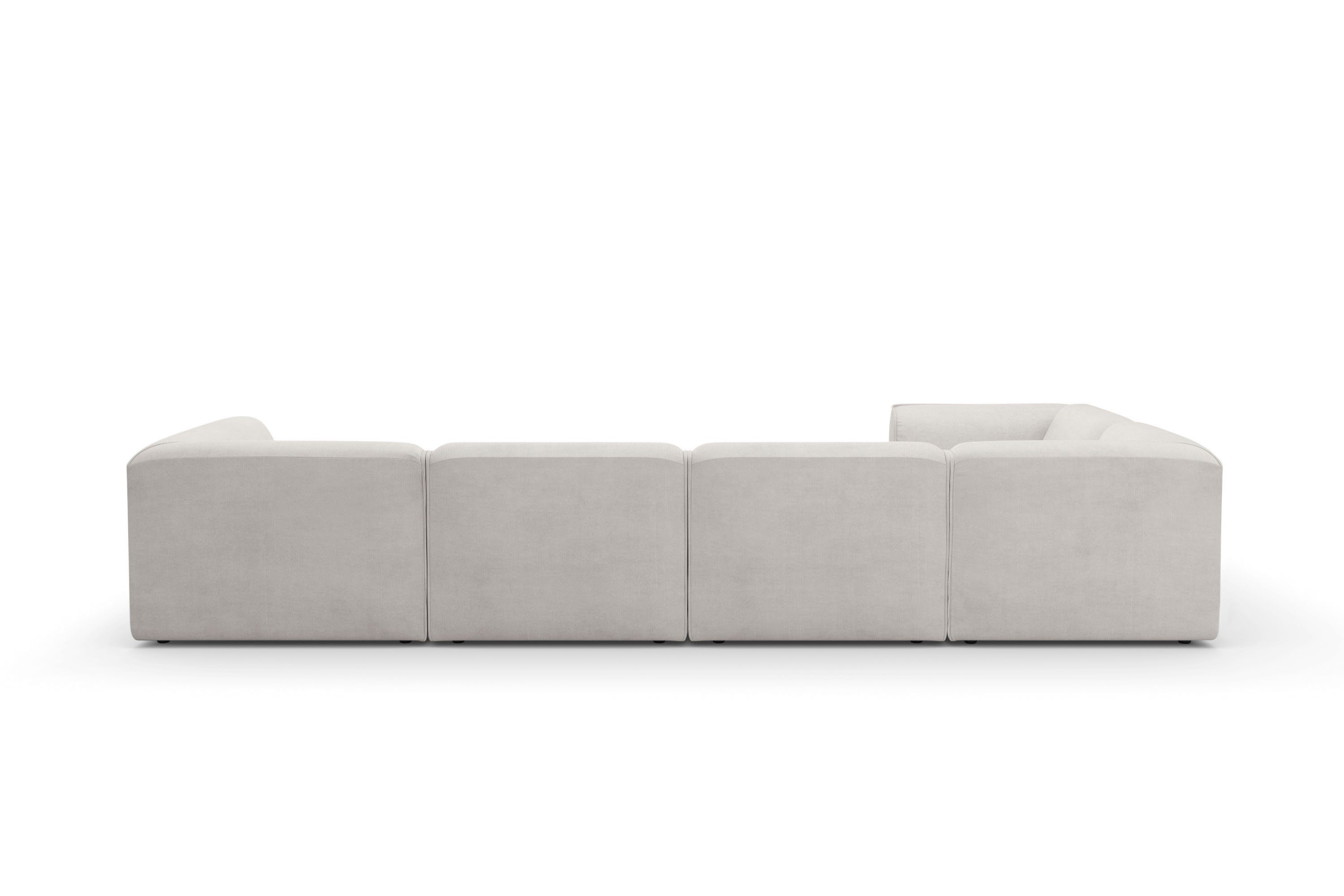 RAUM.ID Zithoek Merid U-vorm, altijd uitbreidbaar met modules, B/D/H: 367/206/70 cm
