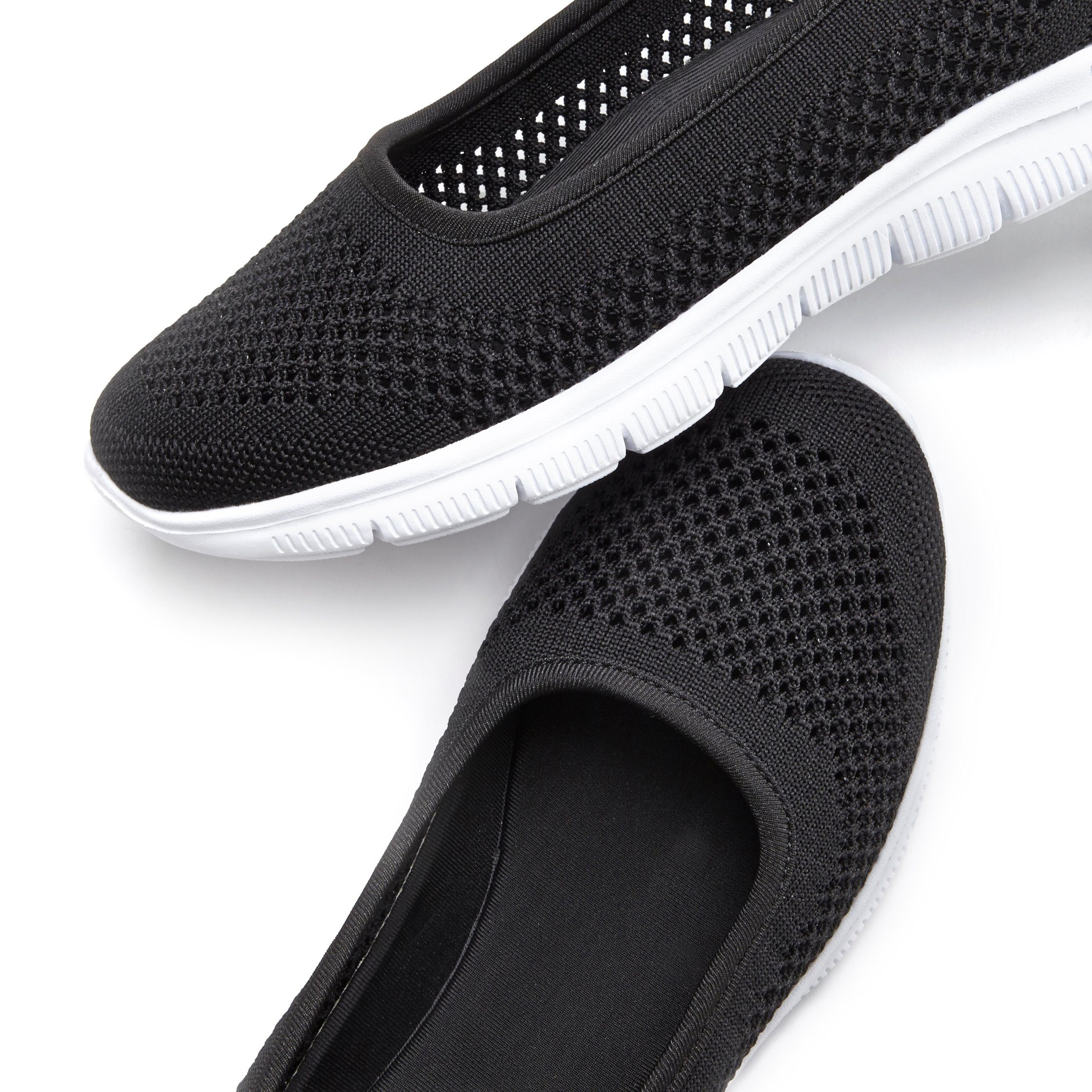 Lascana Sneaker-ballerina’s ultralichte slipper, slip-on sneaker, vrijetijdsschoen vegan