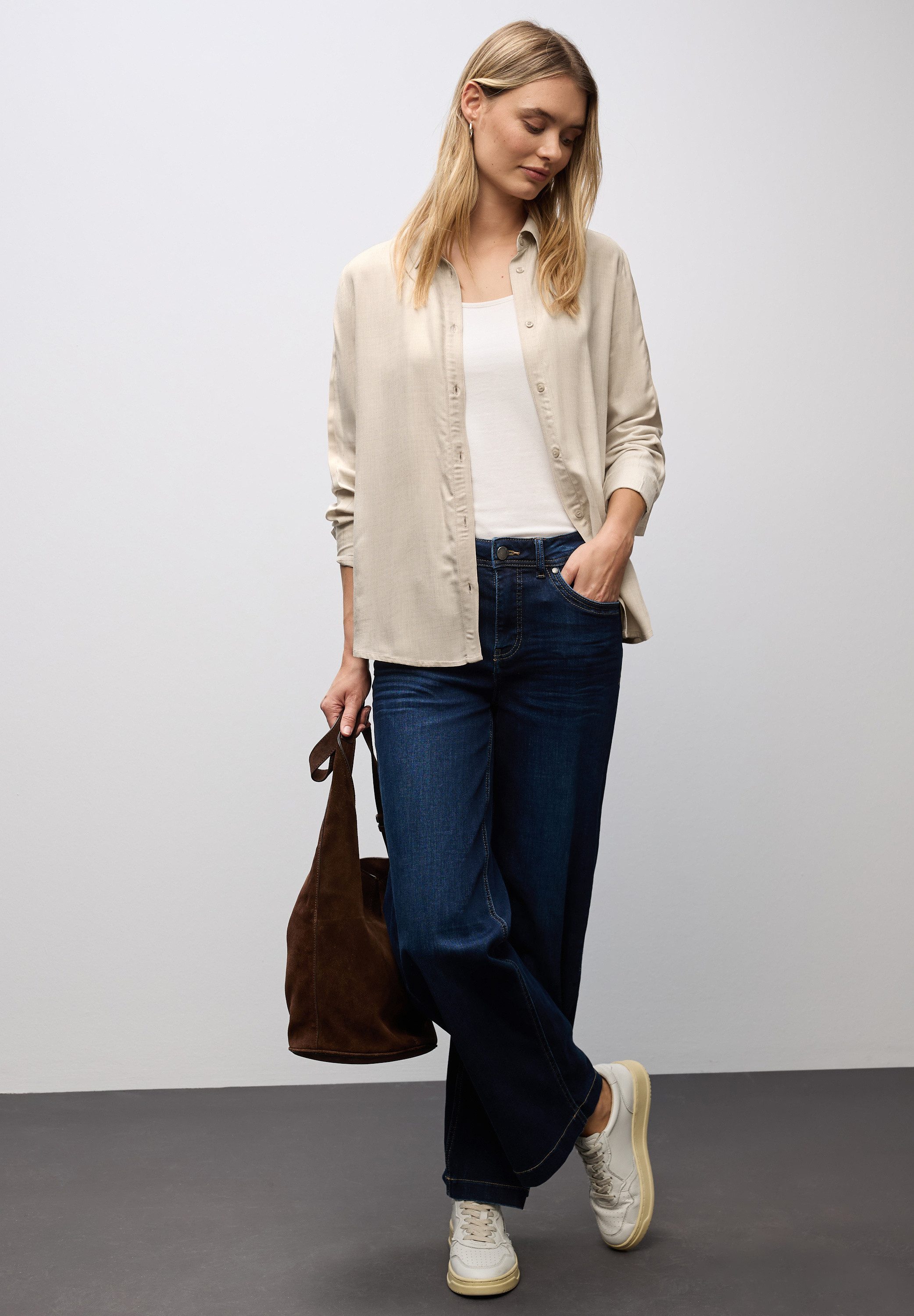 STREET ONE Blouse met lange mouwen
