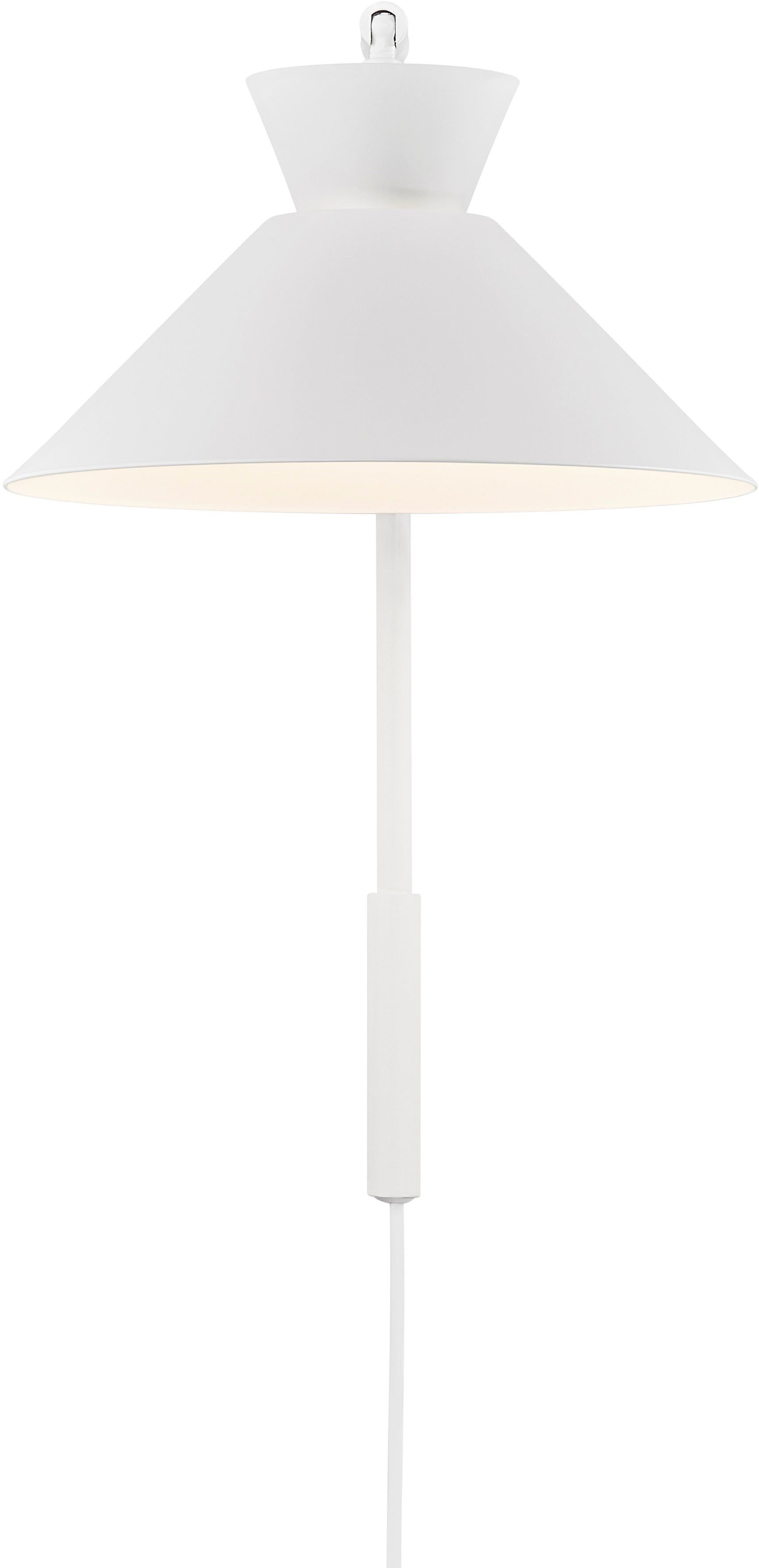 Nordlux Wandlamp Dial Noordse eenvoud met duidelijke lijnen, decoratief uplight-effect (1 stuk)